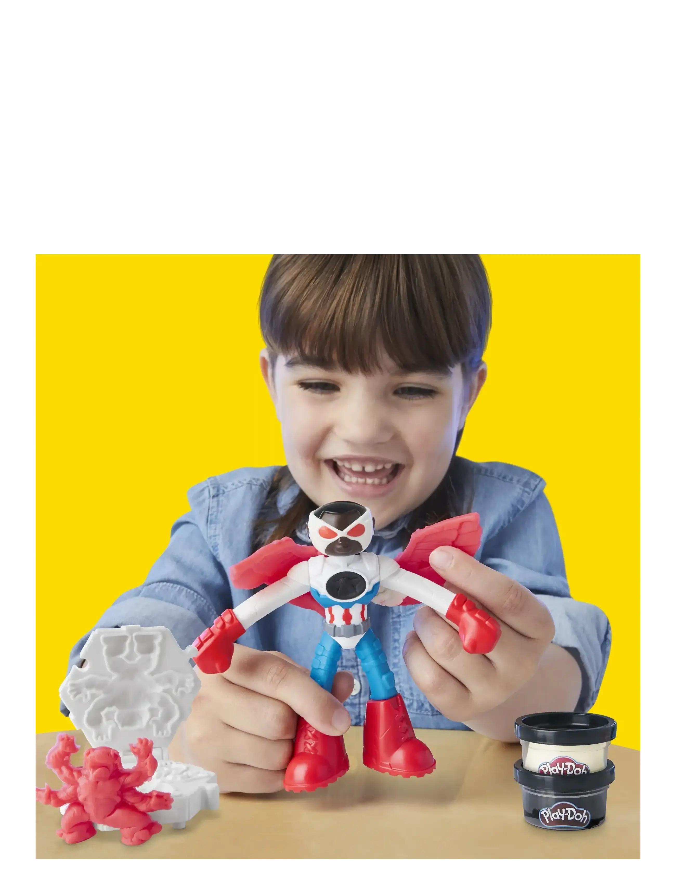 Play Doh - Play-Doh Marvel Captain America Moto-Slicer-lekset - geschenke unter chf 30 - multicolor - 5