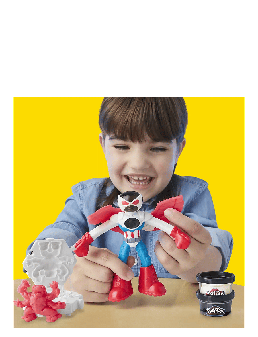 Play Doh - Play-Doh Marvel Captain America Moto-Slicer-lekset - geschenke unter chf 30 - multicolor - 5