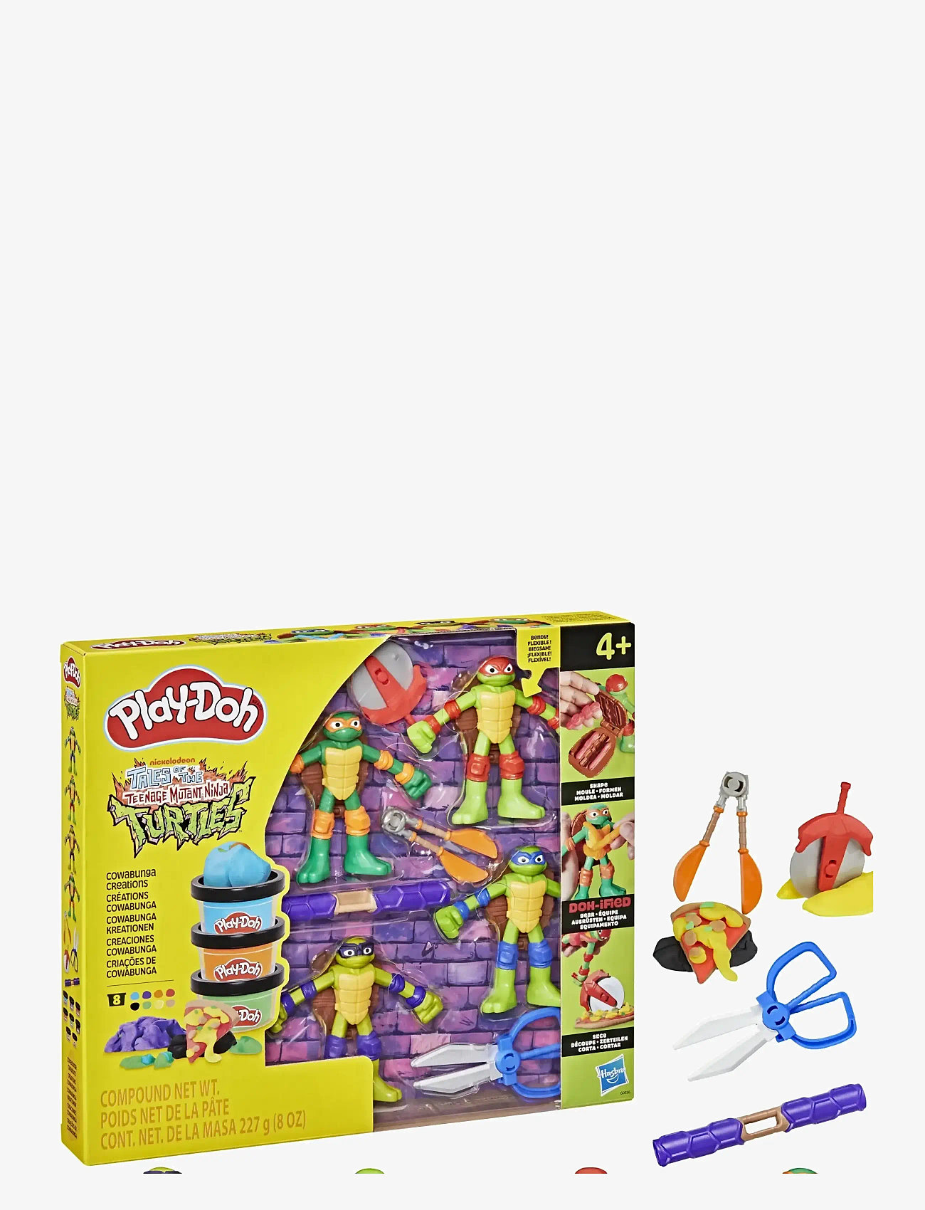 Play Doh - Play-Doh Teenage Mutant Ninja Turtles Cowabunga Creations - mängutainas - multicolor - 1