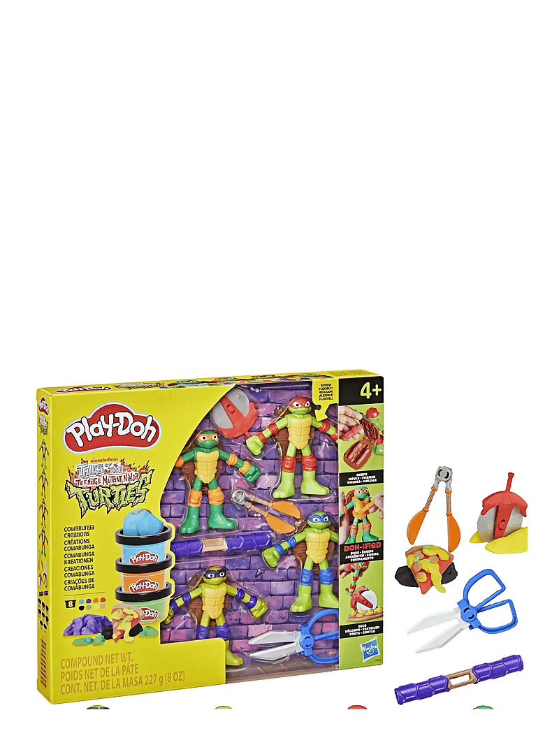Play Doh - Play-Doh Teenage Mutant Ninja Turtles Cowabunga Creations - mängutainas - multicolor - 1