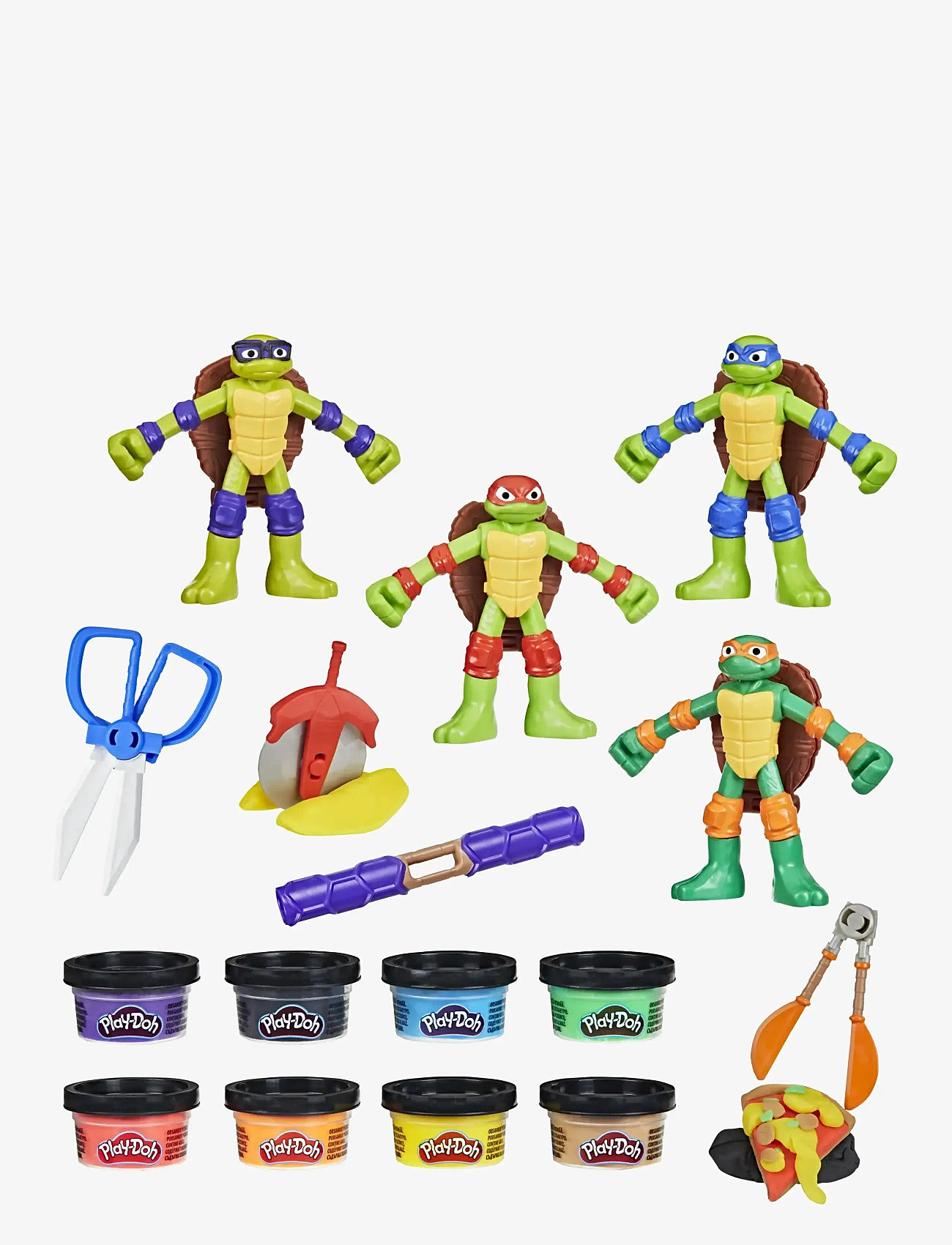 Play Doh - Play-Doh Teenage Mutant Ninja Turtles Cowabunga Creations - mängutainas - multicolor - 2