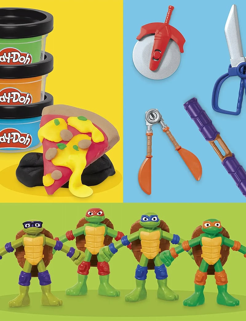 Play Doh - Play-Doh Teenage Mutant Ninja Turtles Cowabunga Creations - mängutainas - multicolor - 0