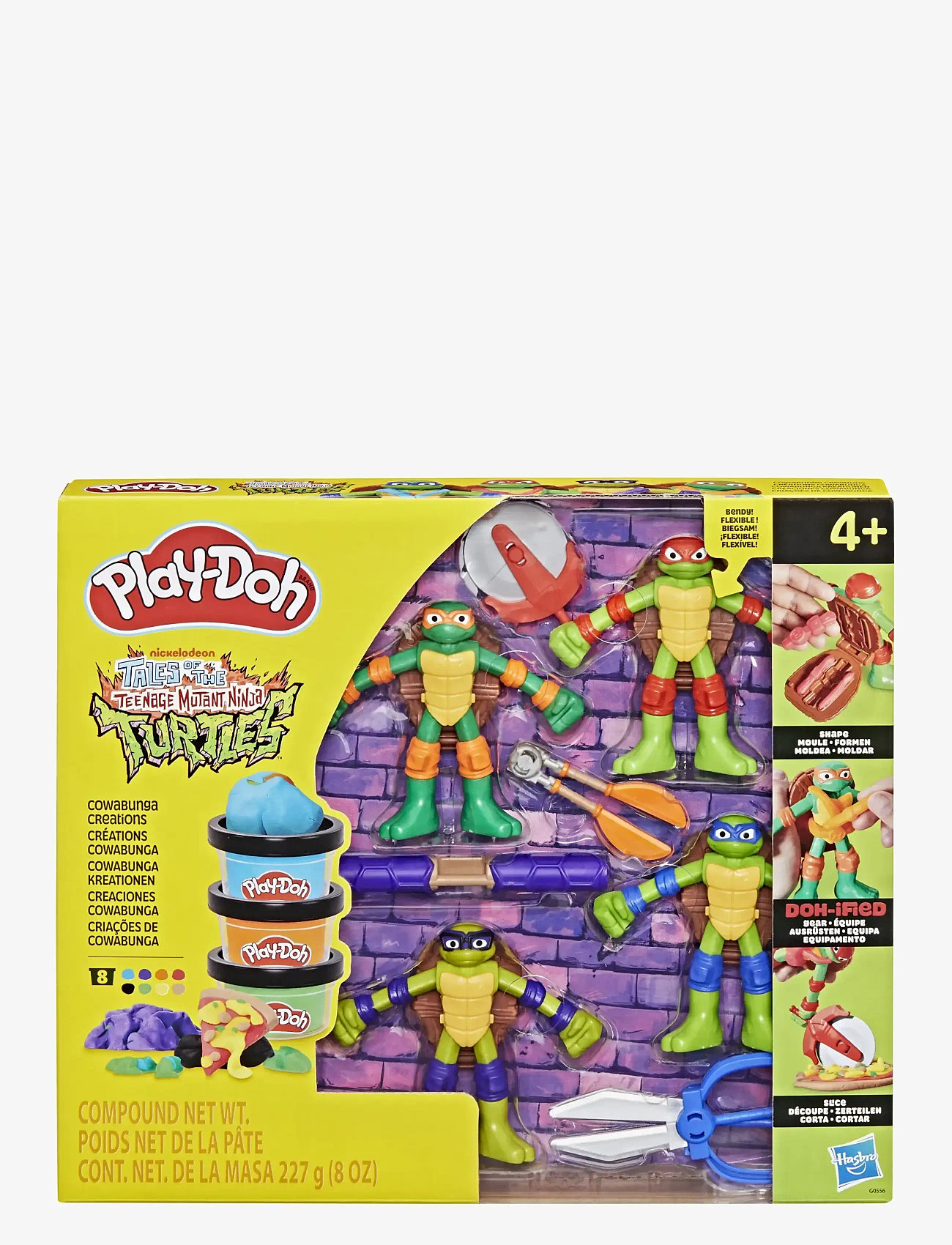 Play Doh - Play-Doh Teenage Mutant Ninja Turtles Cowabunga Creations - mängutainas - multicolor - 4