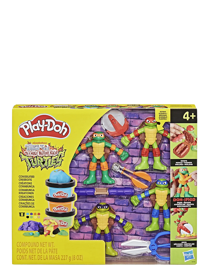 Play Doh - Play-Doh Teenage Mutant Ninja Turtles Cowabunga Creations - mängutainas - multicolor - 4
