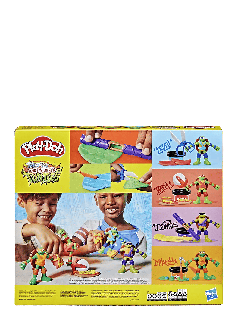 Play Doh - Play-Doh Teenage Mutant Ninja Turtles Cowabunga Creations - mängutainas - multicolor - 5