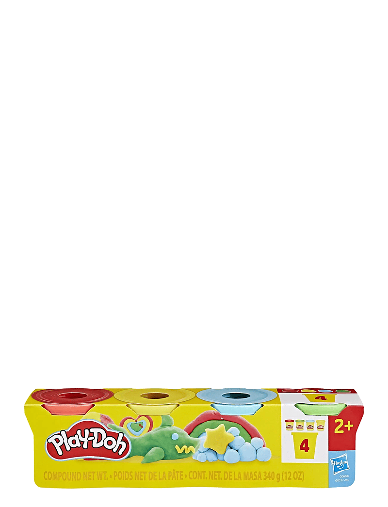 Play Doh - Klassisk Play-Doh i 4-pack - lipdymo tešla - multicolor - 2