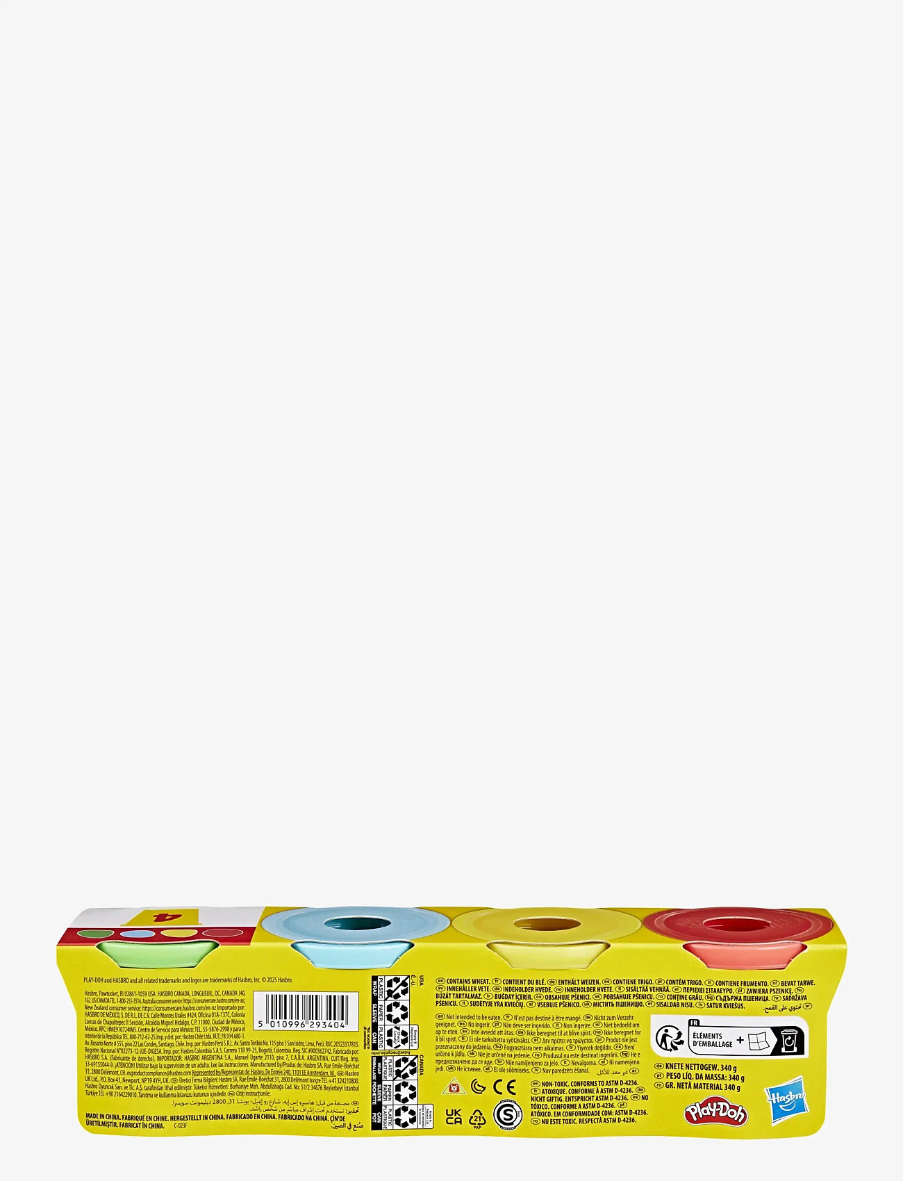 Play Doh - Klassisk Play-Doh i 4-pack - modellervoks - multicolor - 3