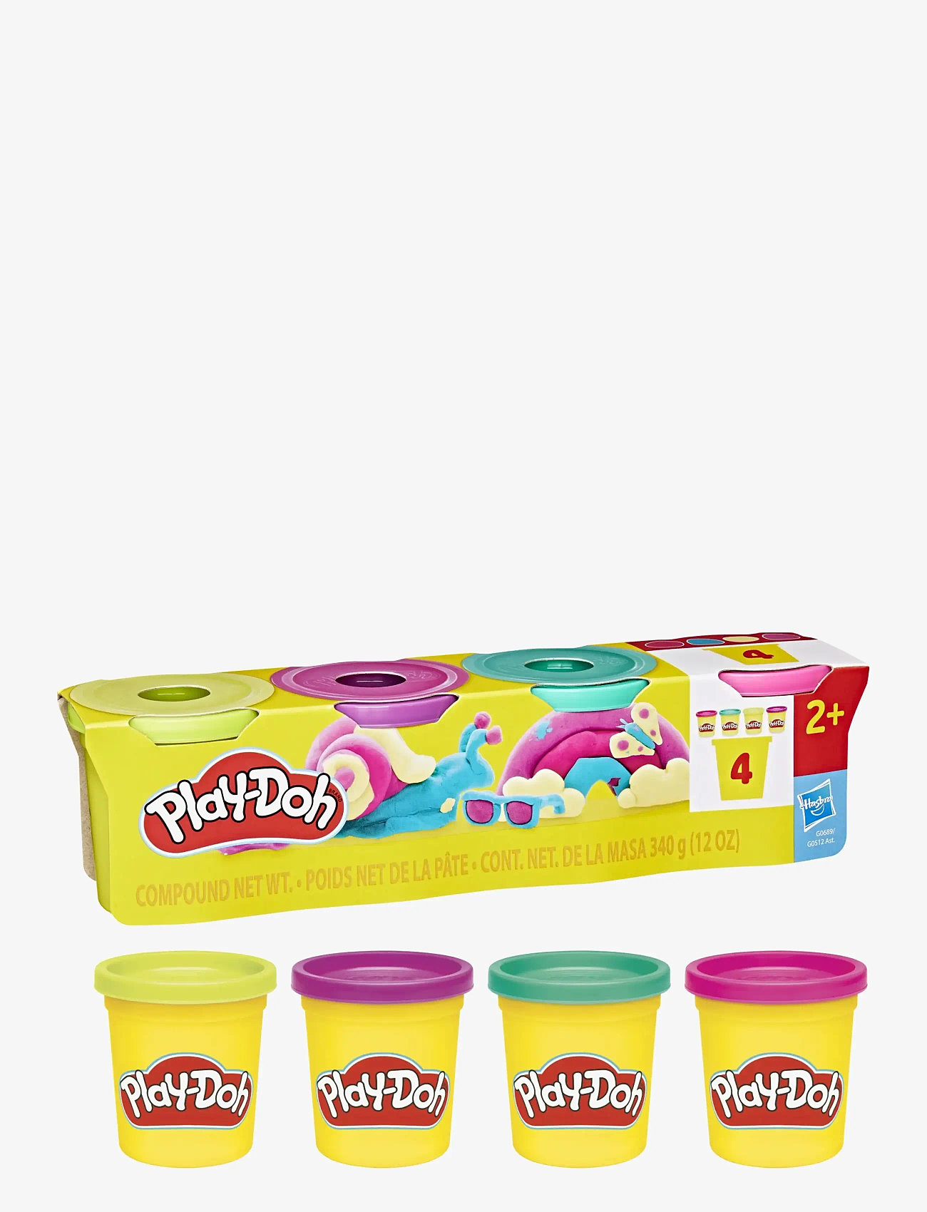 Play Doh - Glad Play-Doh i 4-pack - spielknete - multicolor - 1
