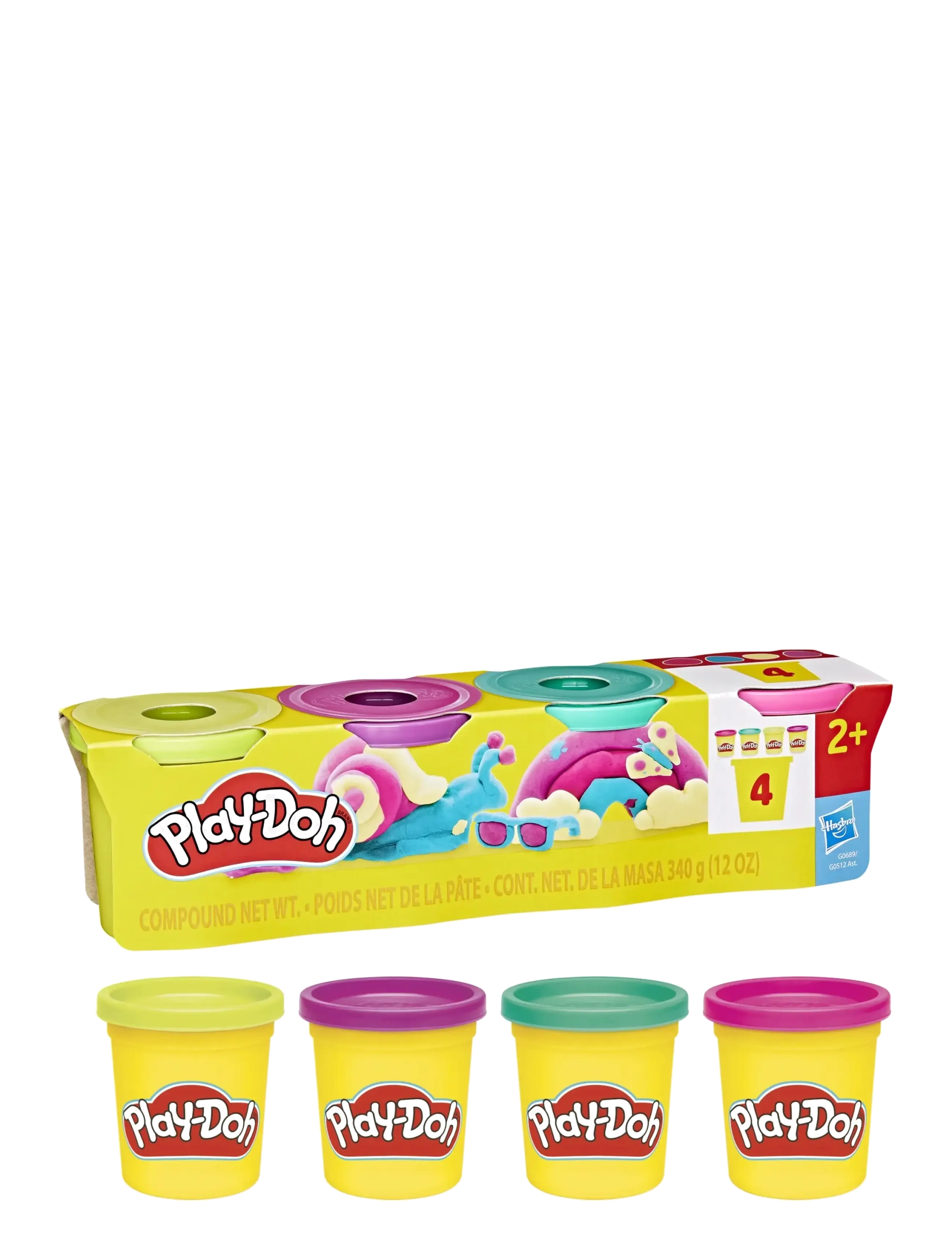 Play Doh - Glad Play-Doh i 4-pack - spielknete - multicolor - 1