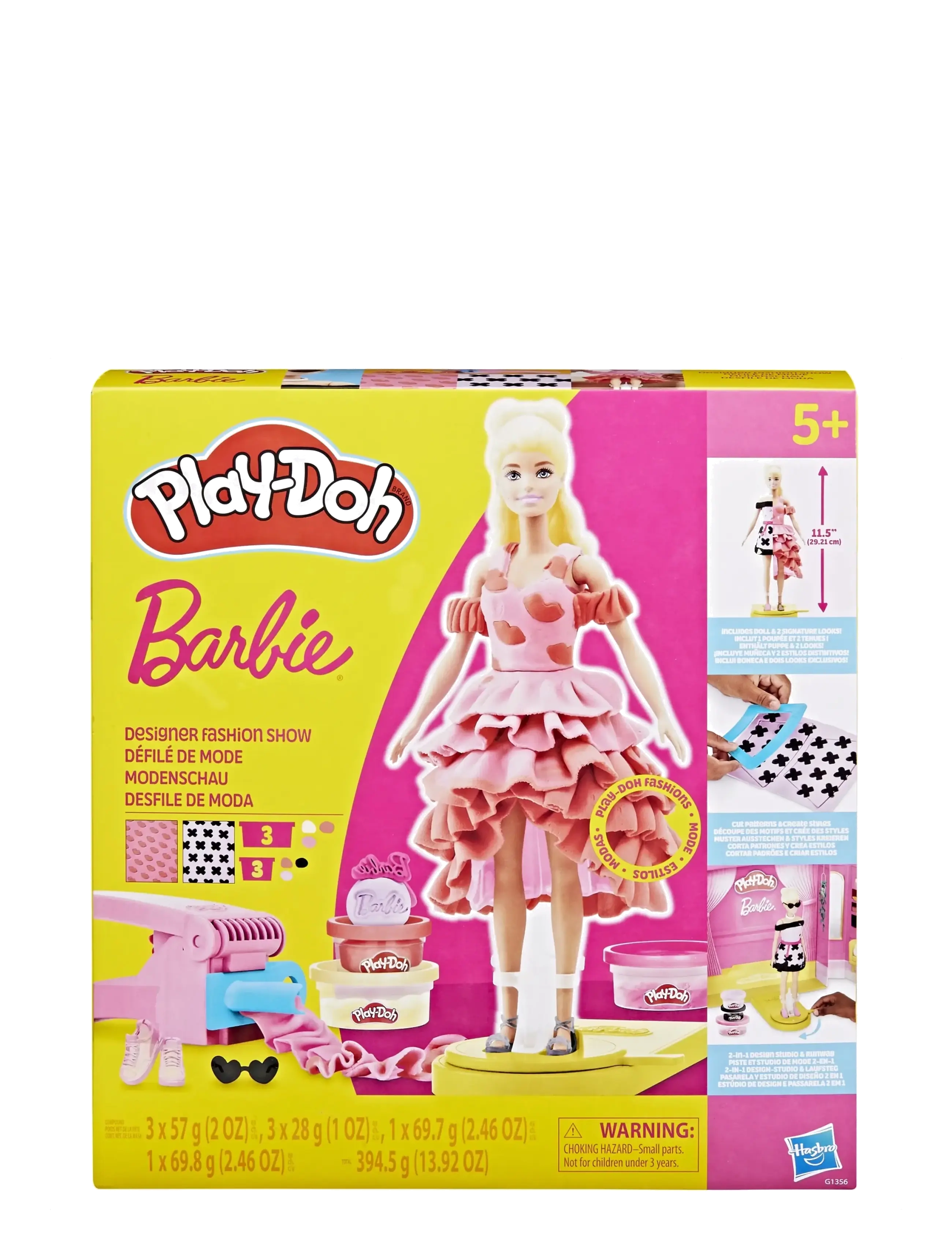 Play Doh Play-Doh Barbie Designer Fashion Show - Jõulukingid - MULTICOLOR / yellow