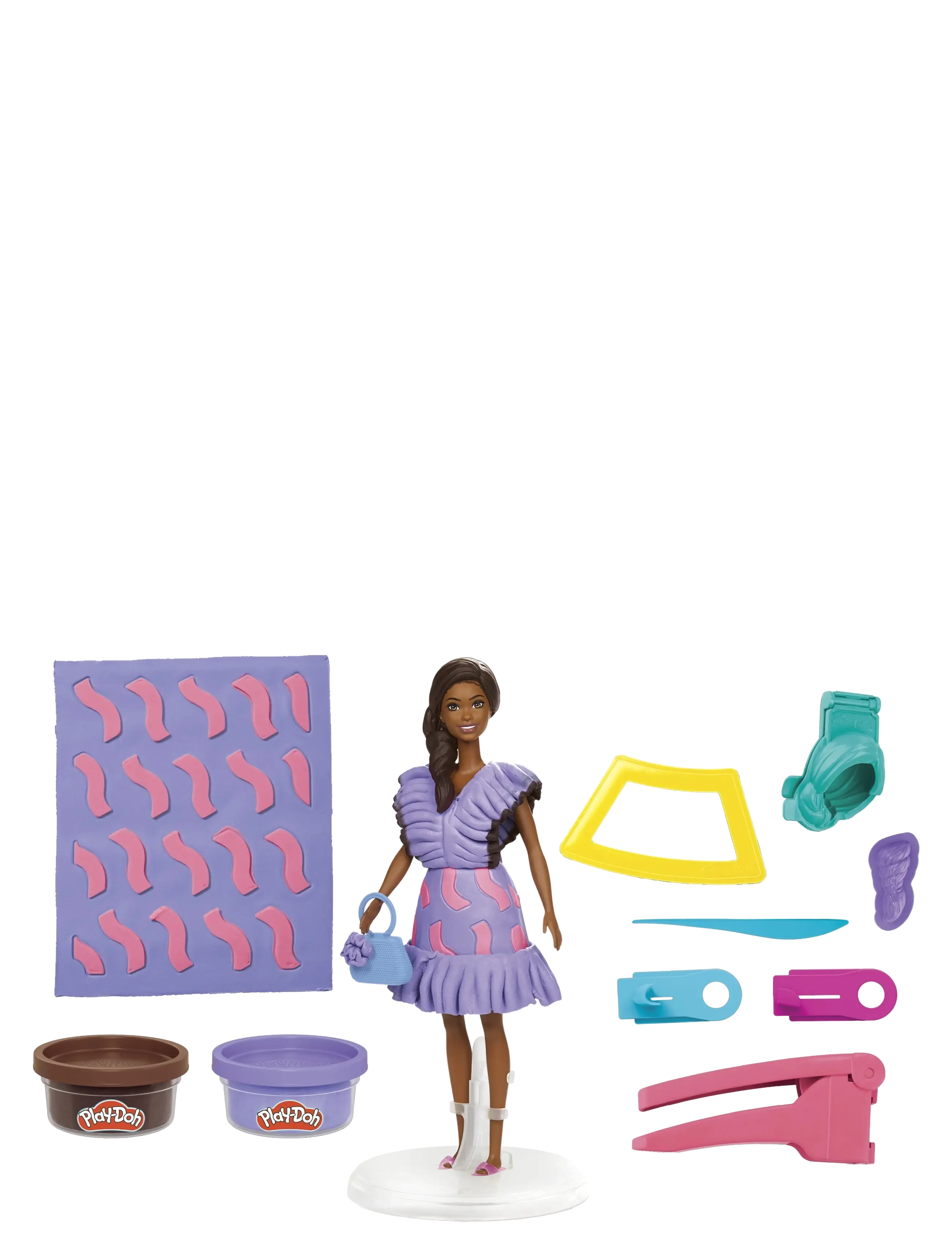 Play Doh Play-Doh Barbie Fashionista Ruffles - Jõulukingid - MULTICOLOR / purple