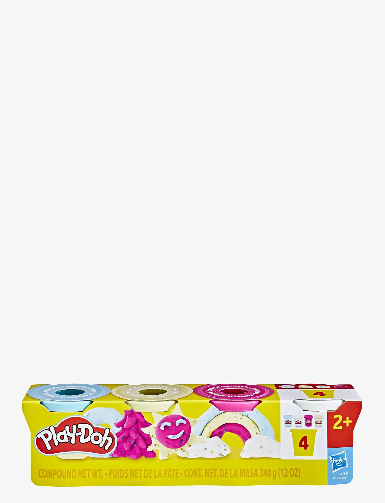 Play Doh - 4-pack Play-Doh Confetti med speciallera - muovailuvahat - multicolor - 3