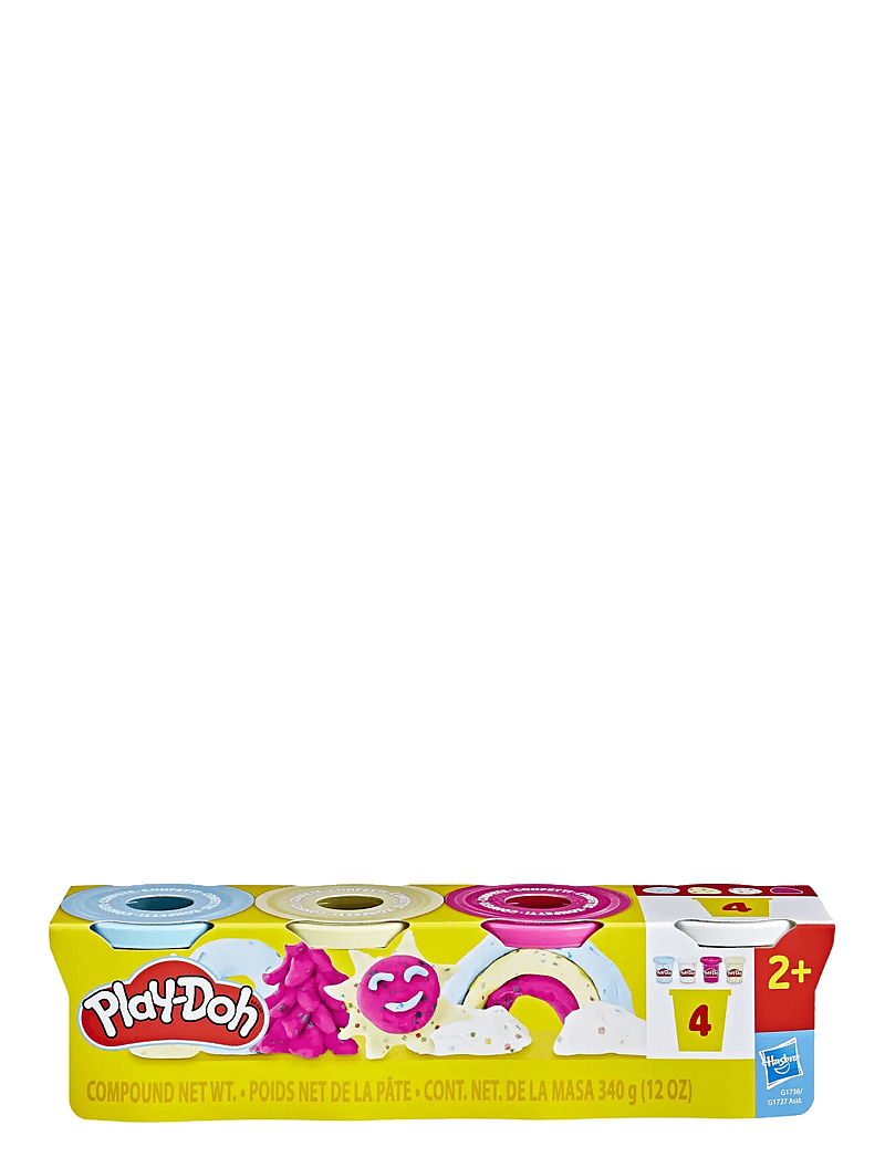 Play Doh - 4-pack Play-Doh Confetti med speciallera - muovailuvahat - multicolor - 3