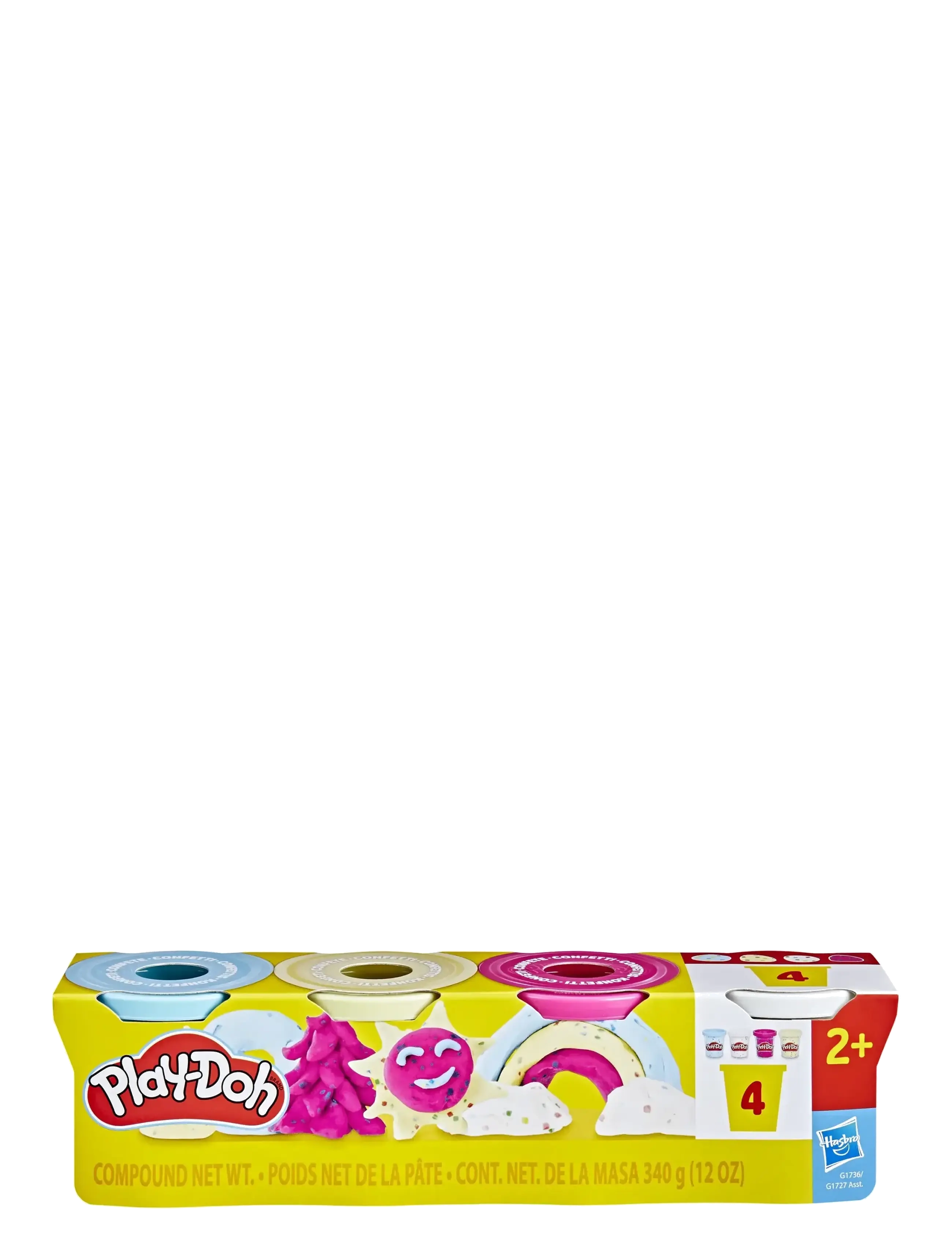 Play Doh - 4-pack Play-Doh Confetti med speciallera - multicolor - 3