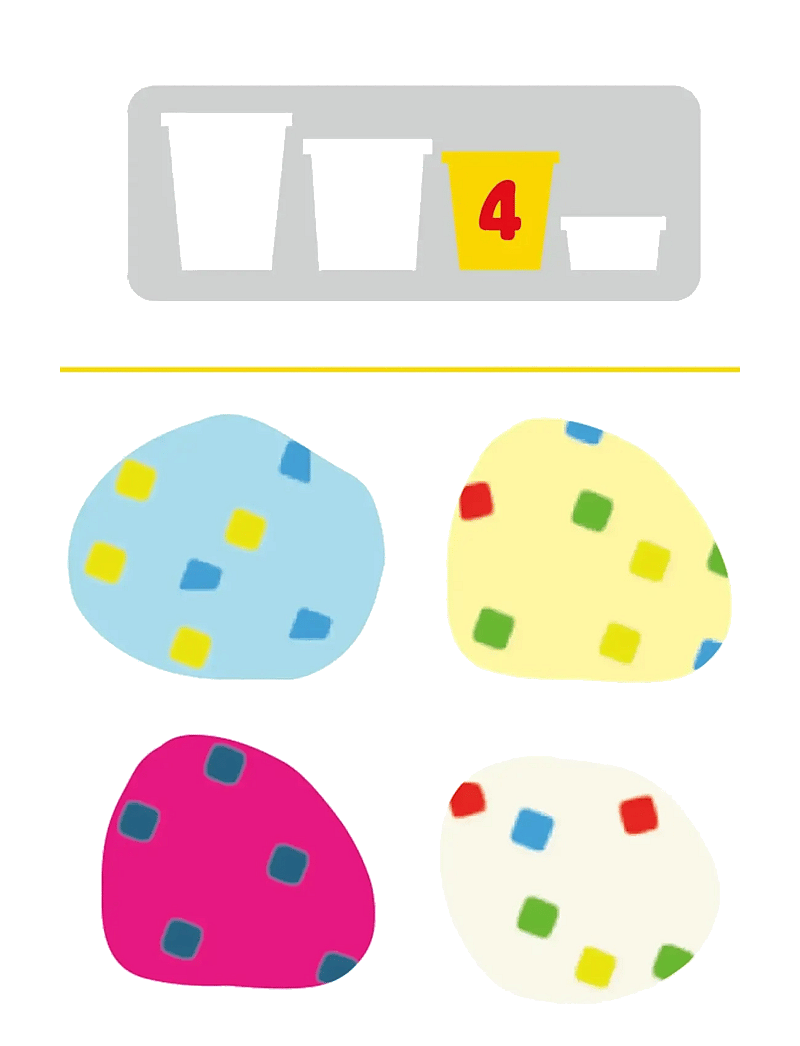 Play Doh - 4-pack Play-Doh Confetti med speciallera - muovailuvahat - multicolor - 4