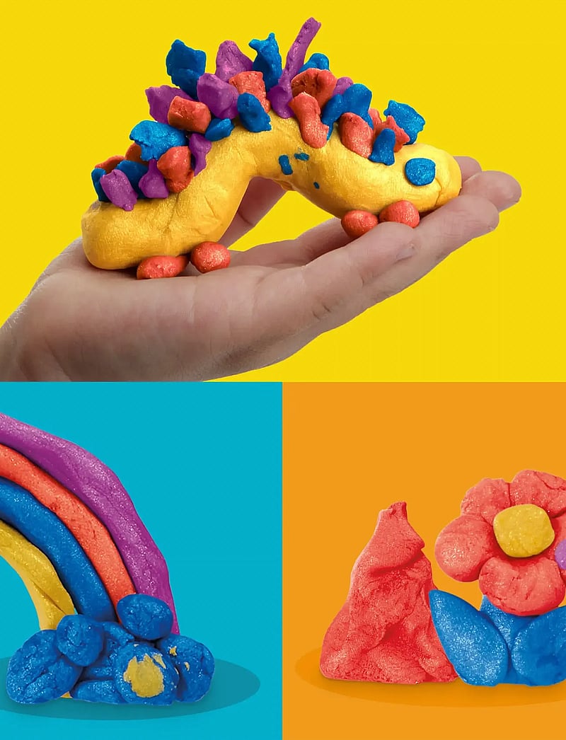Play Doh - 4-pack med Play-Doh Metallic Shine speciallera - multicolor - 0
