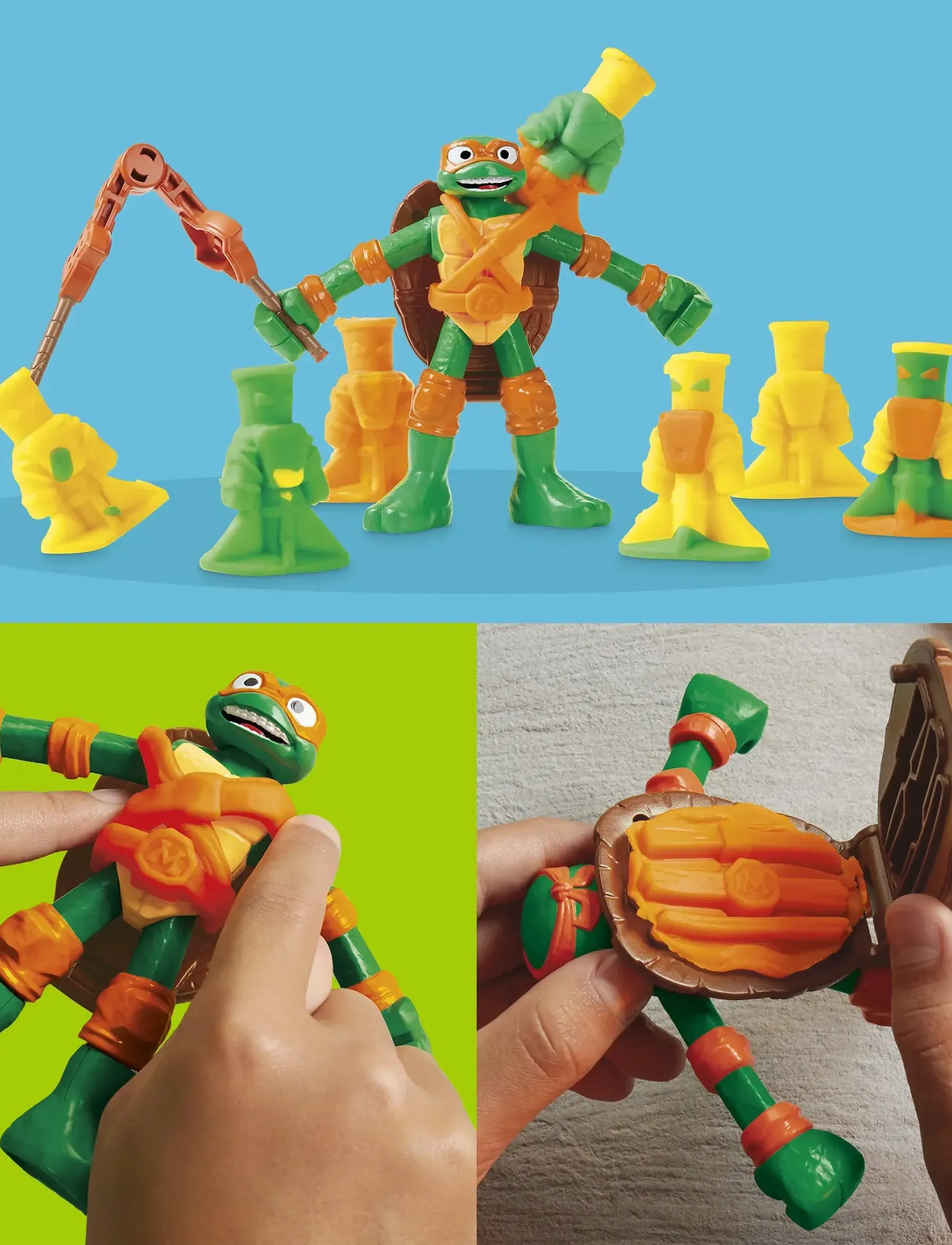 Play Doh - Play-Doh Teenage Mutant Ninja Turtles Slice and Blast Pizza-lekset - multicolor - 0