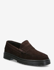 Playboy Footwear - Austin - spring shoes - brown suede - 0