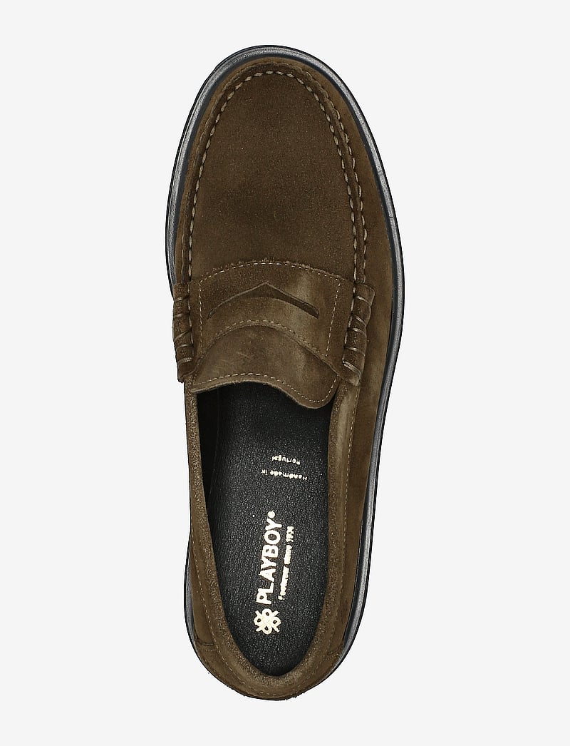Playboy Footwear - PFRAustin - loafers - olive suede - 3