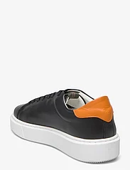 Playboy Footwear - Alex 2.0 - laisvalaikio batai žemu aulu - black leather/orange - 2