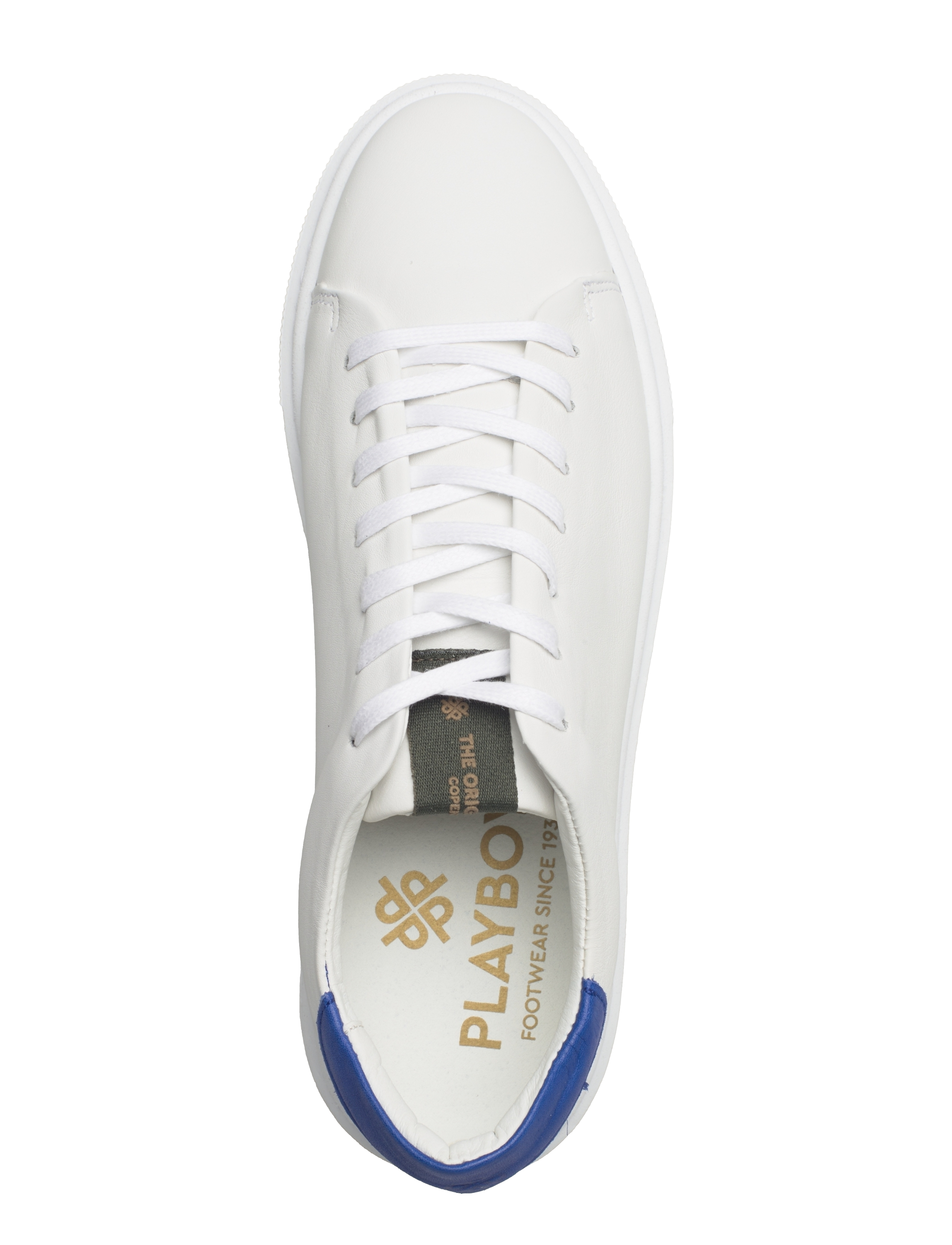 Playboy Footwear - Alex 2.0 - white leather - 3
