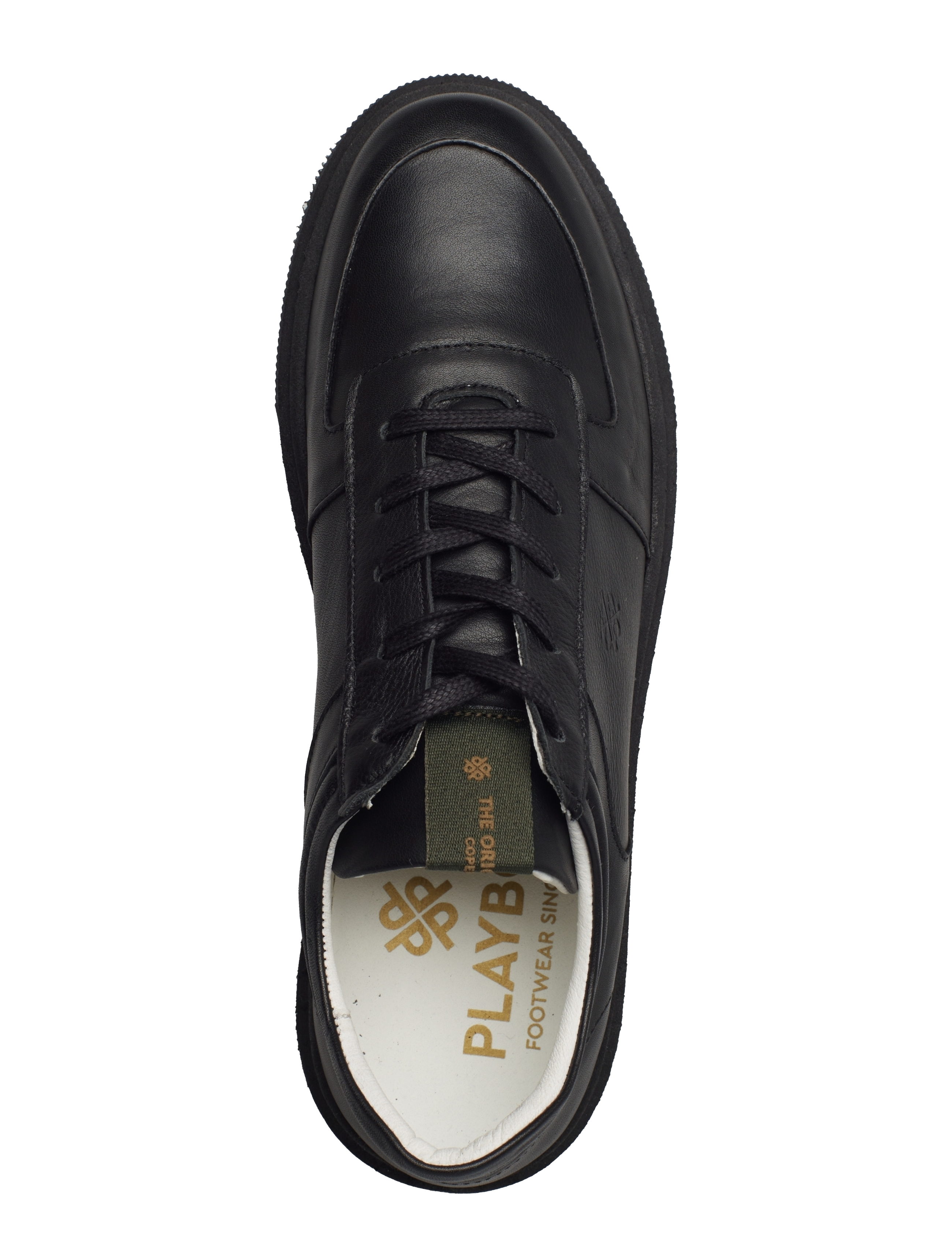 Playboy Footwear - Linus 2.0 - black leather/black - 3