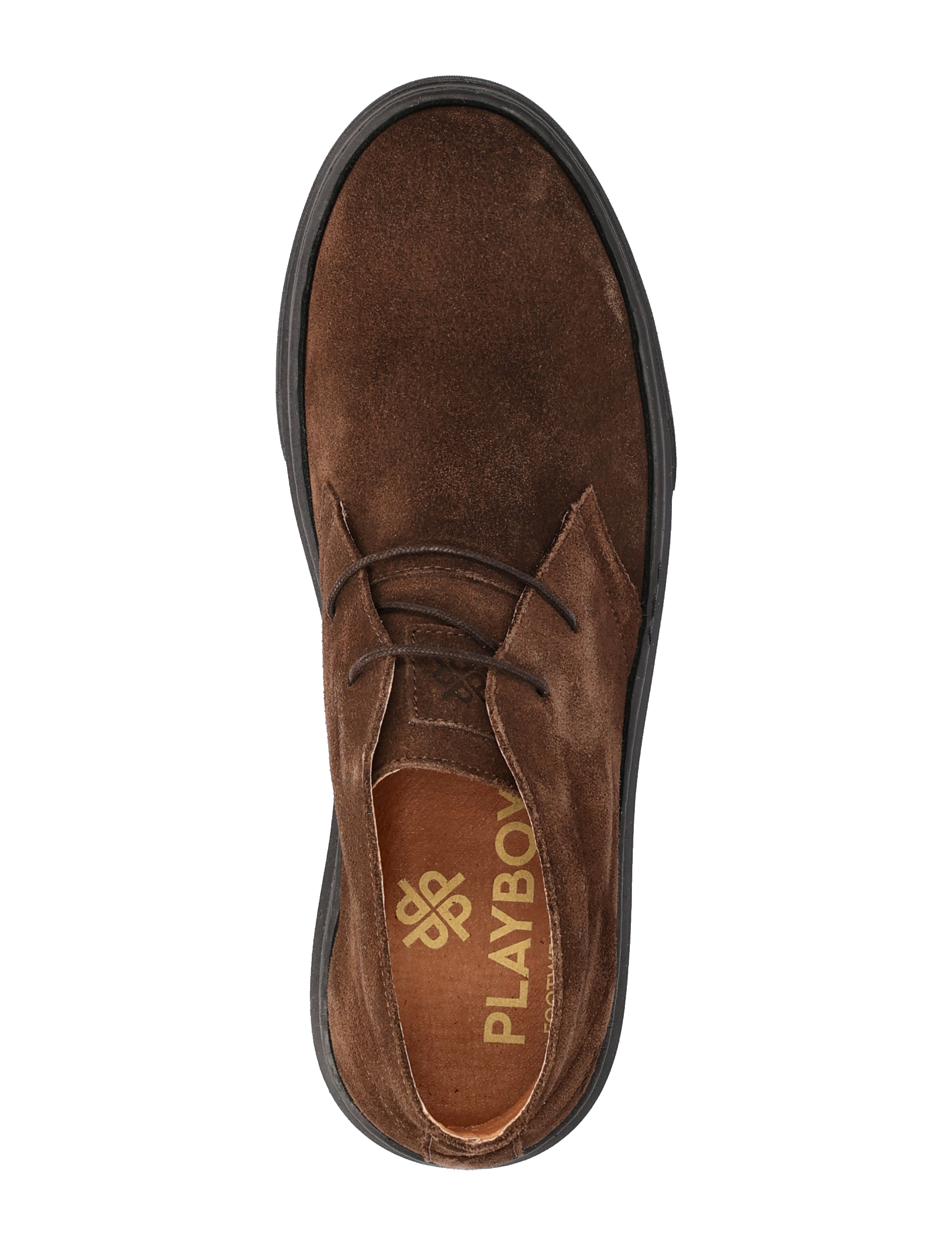 Playboy Footwear - Anis 2.0 - brown suede/black - 3
