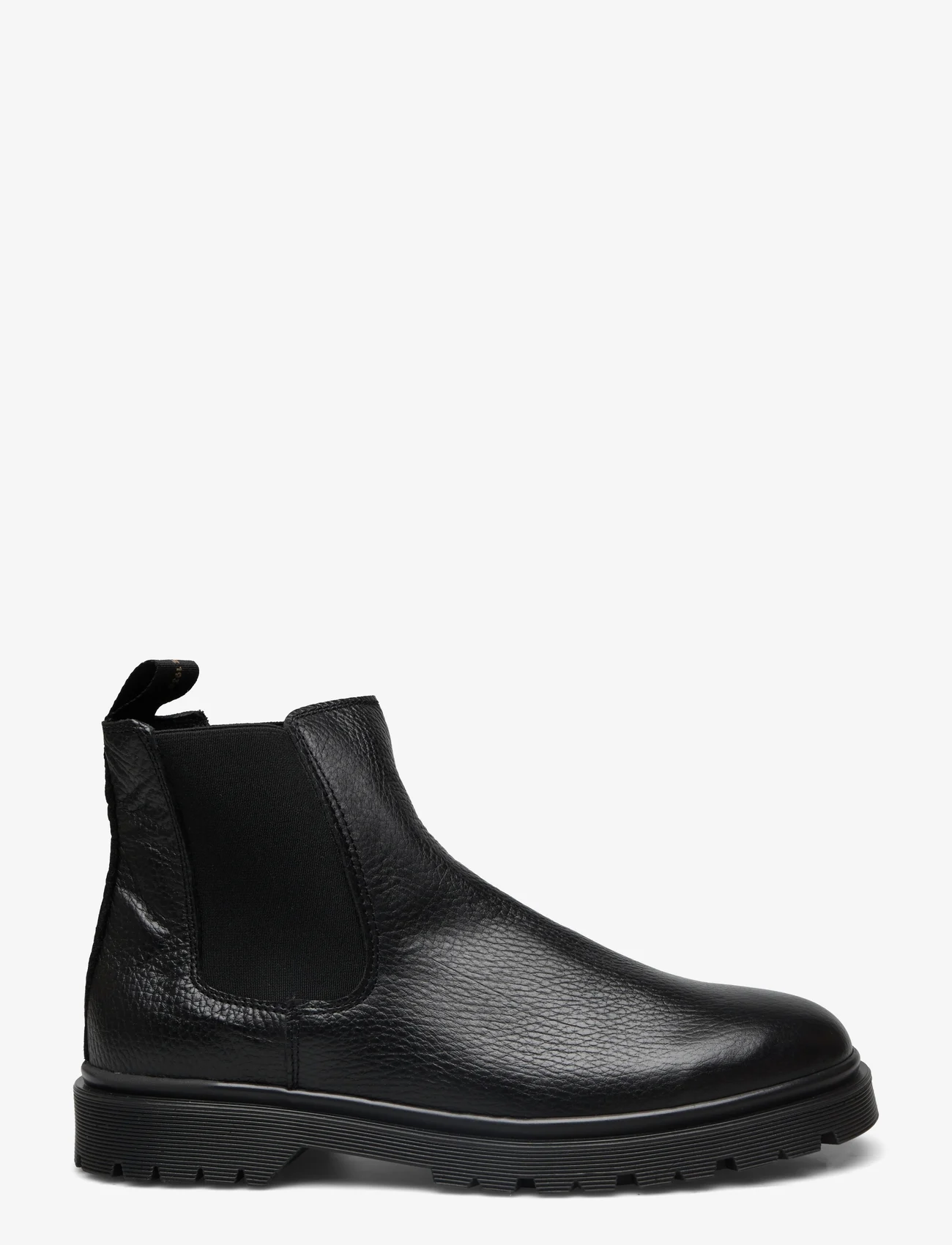 Playboy Footwear - Cedric - birthday gifts - black tumbled leather - 1