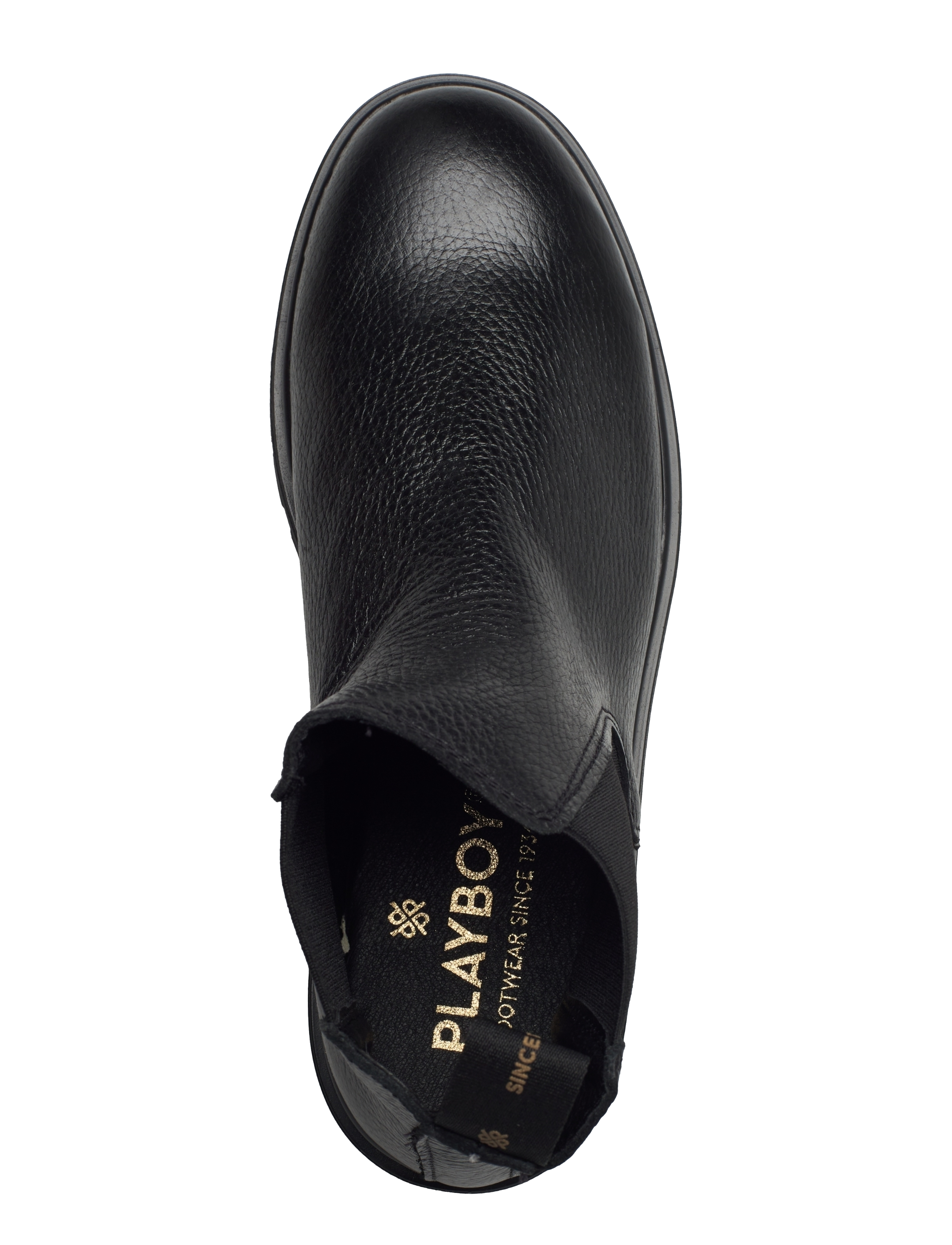 Playboy Footwear - Cedric - black tumbled leather - 3
