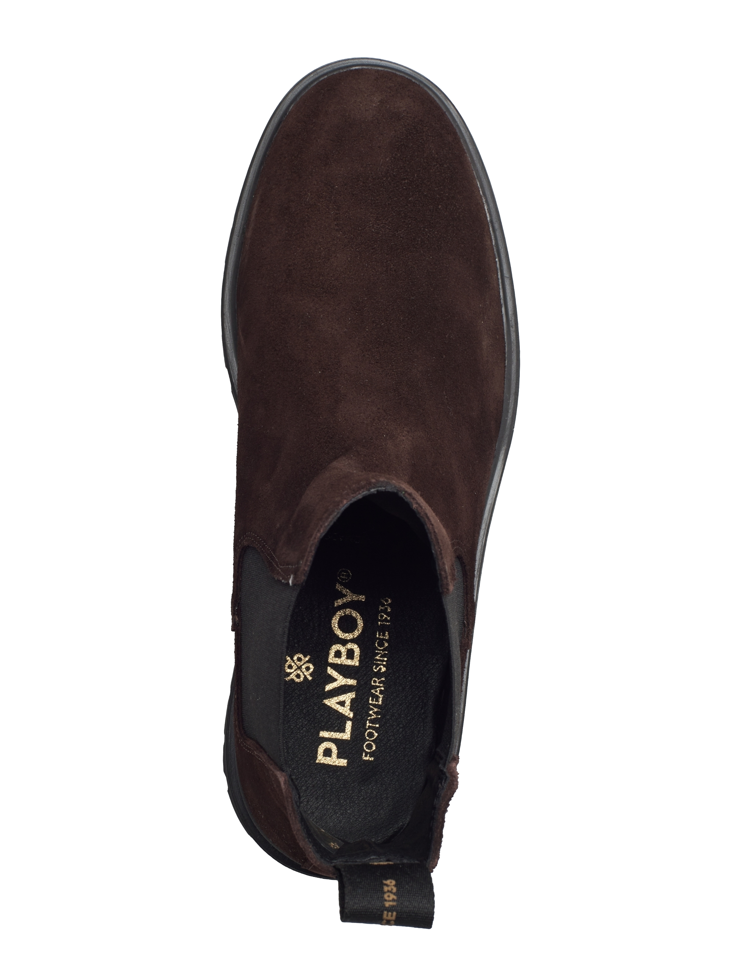 Playboy Footwear - Cedric - dk.brown suede - 3
