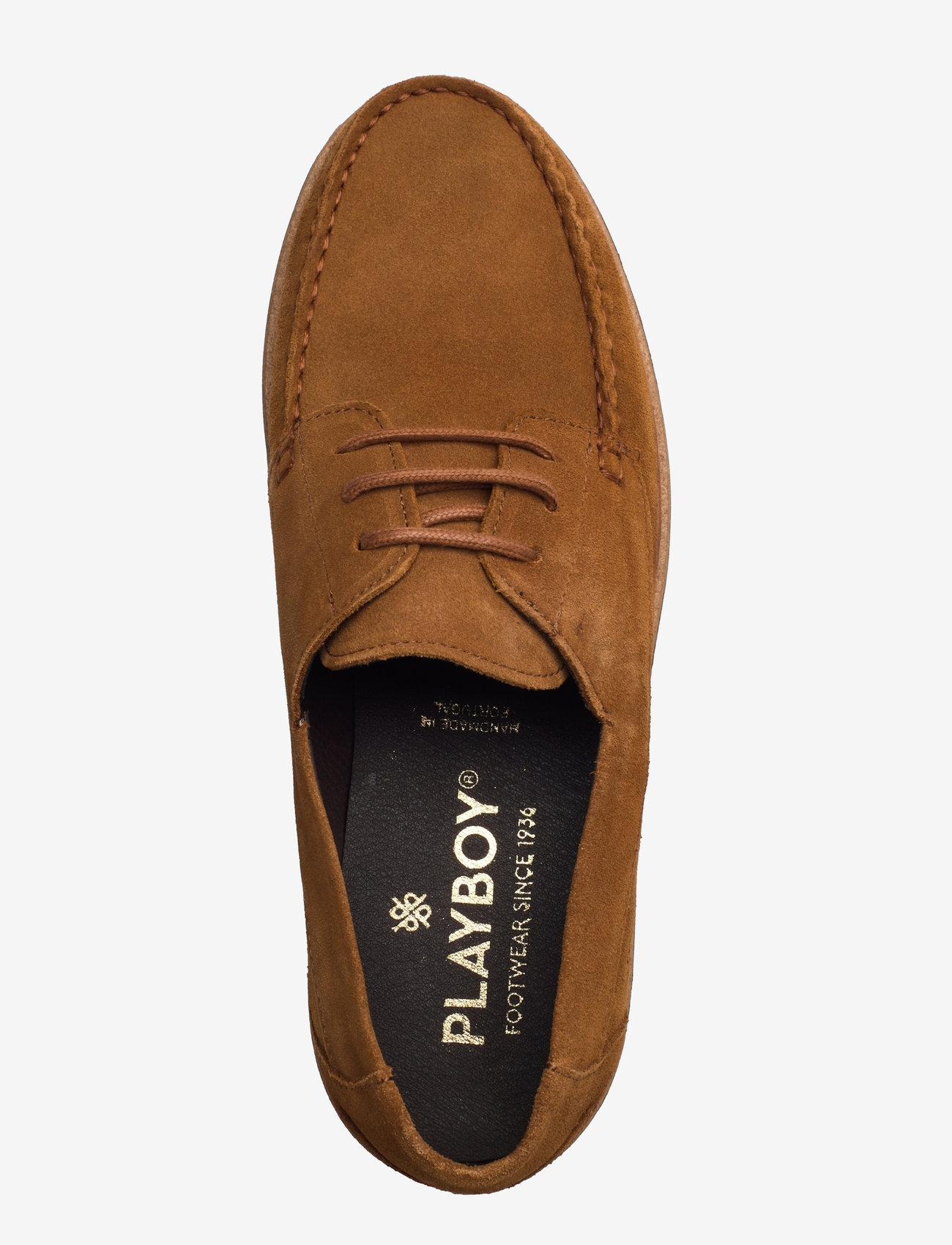 Playboy Footwear - Casper - brandy suede - 3