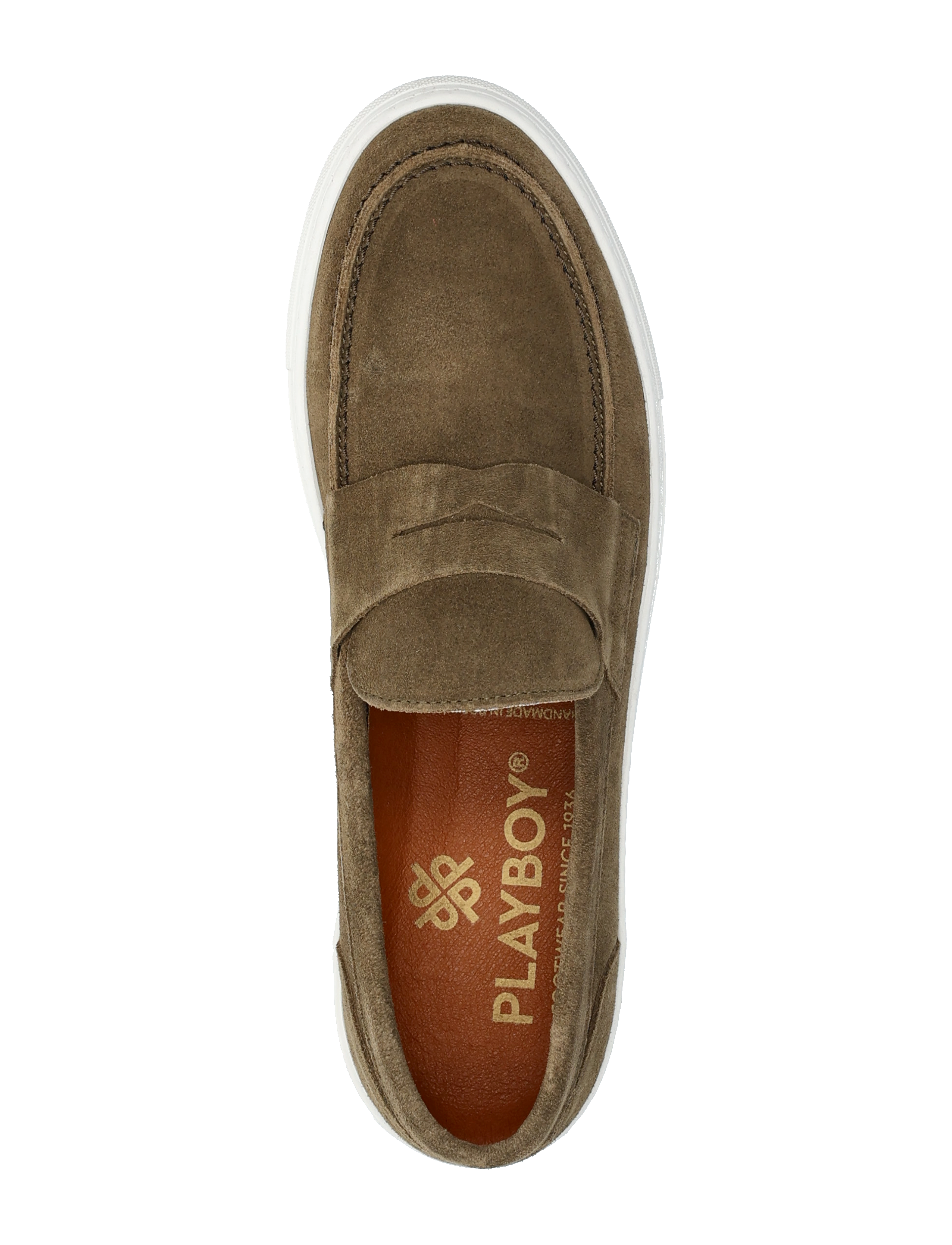 Playboy Footwear - Allan - olive suede - 3