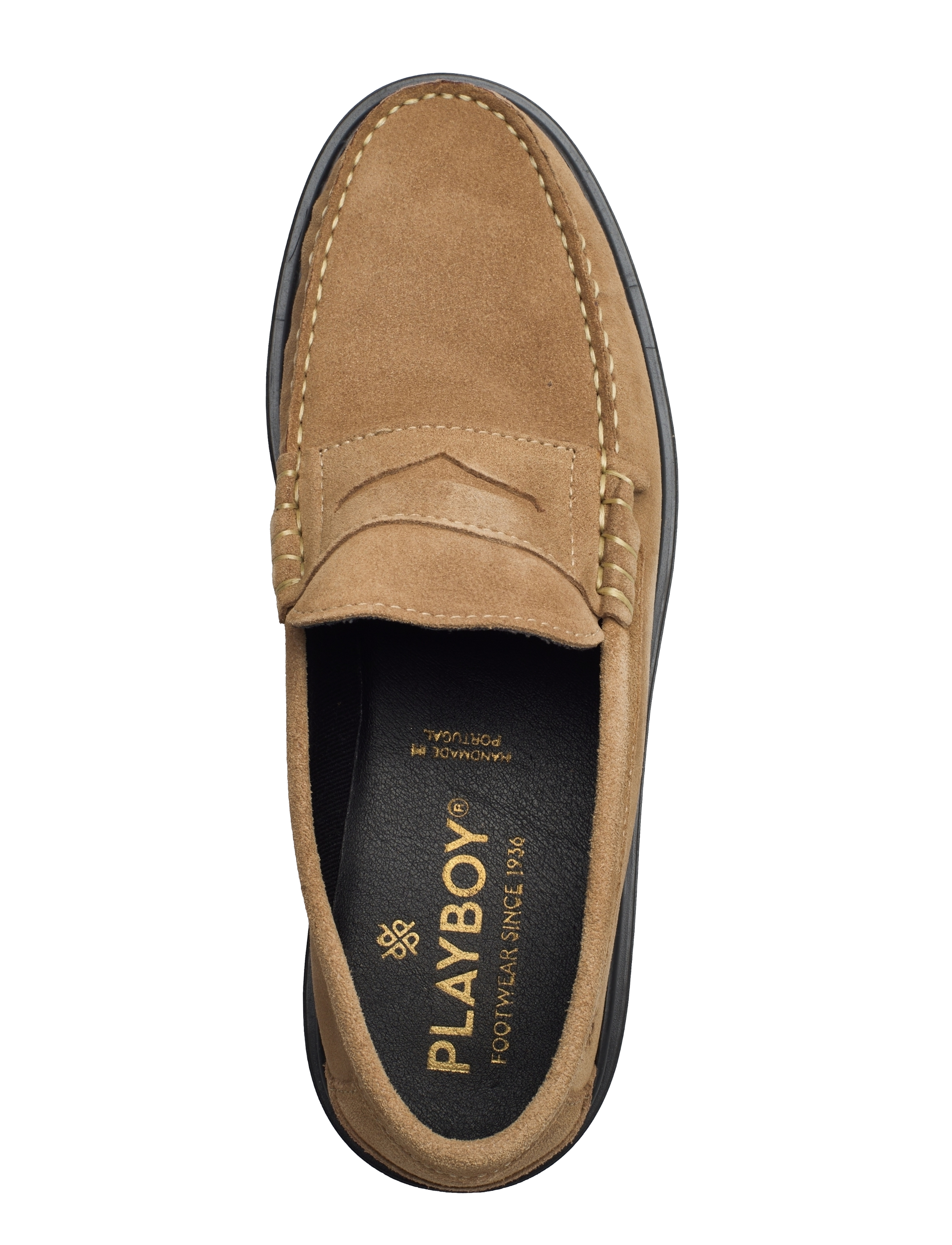 Playboy Footwear - Austin - sand suede - 3