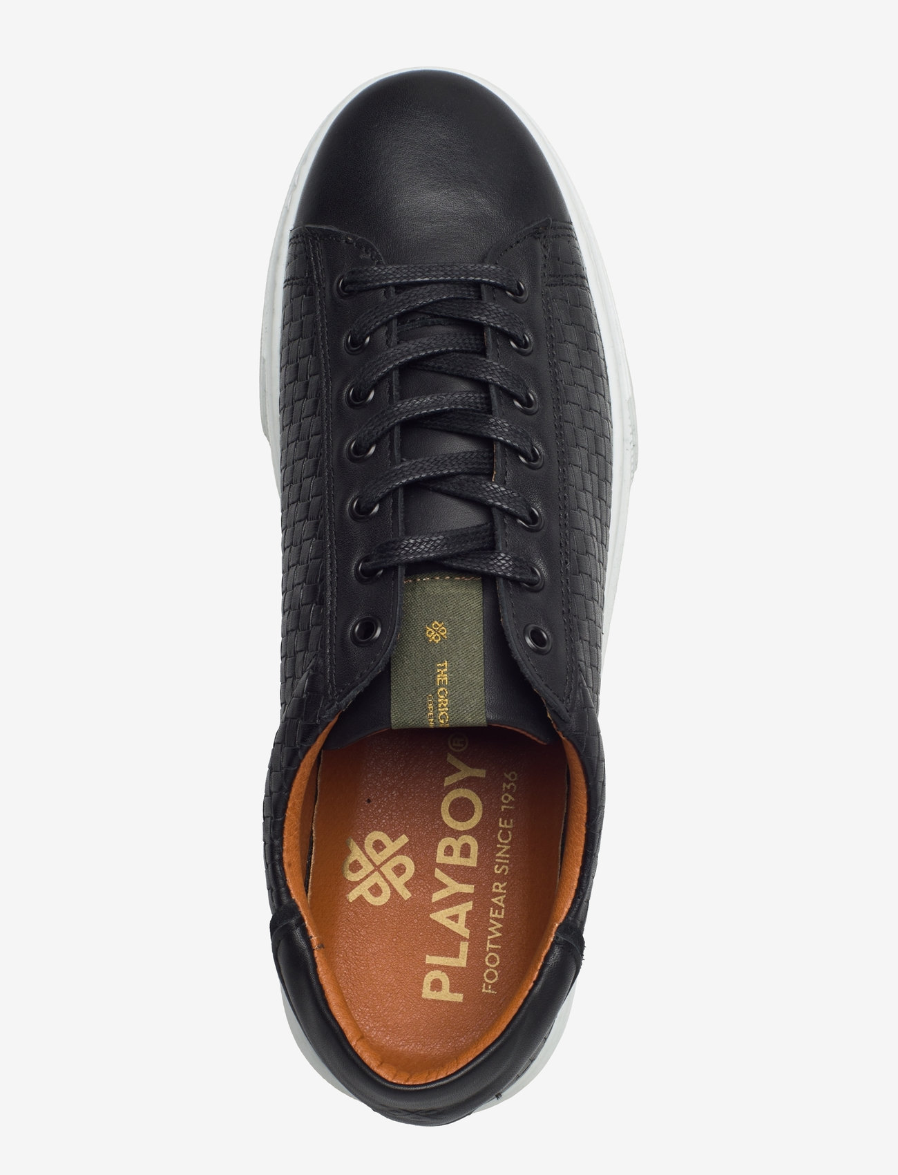 Playboy Footwear - Brian - black braided - 3