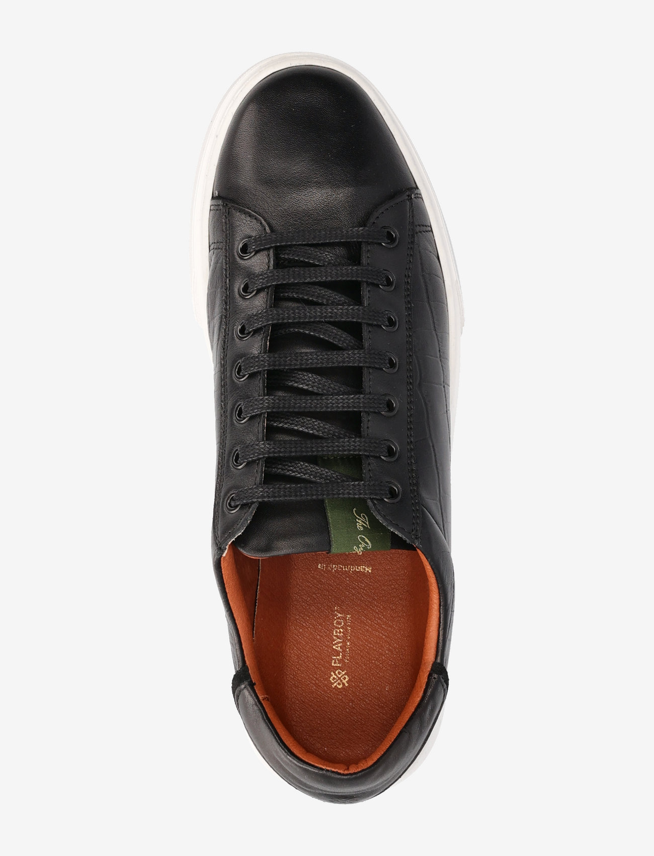 Playboy Footwear - Brian - black croco print - 3