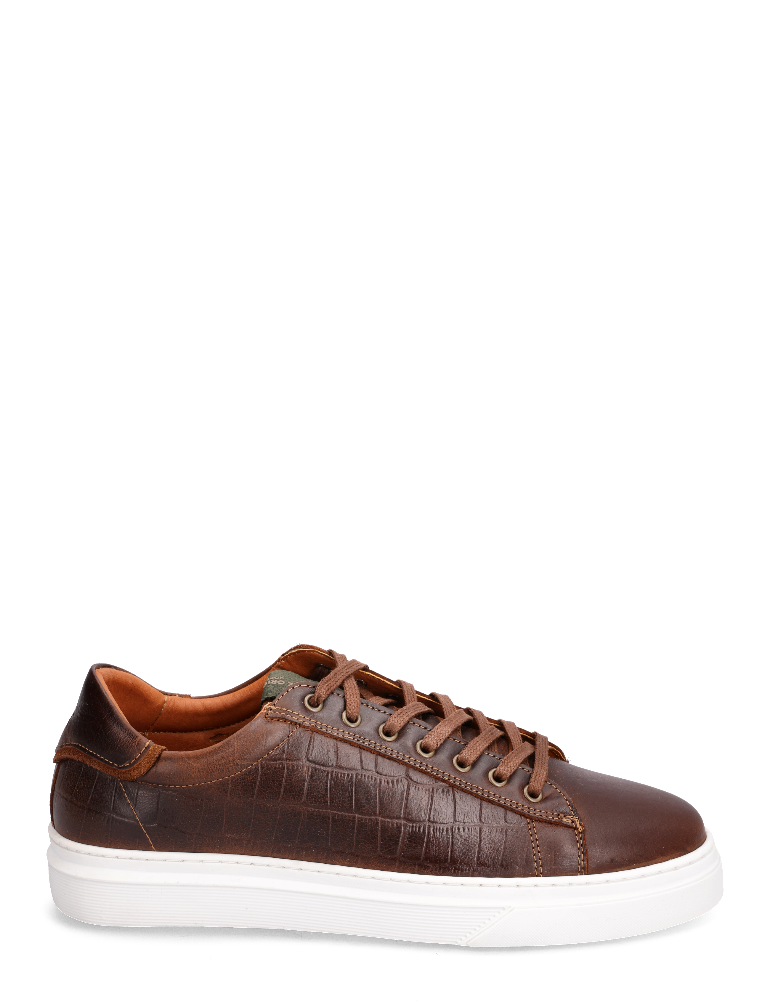 Playboy Footwear - Brian - brown croco print - 1