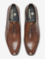 Playboy Footwear - PB10048 - laced shoes - cognac leather - 3