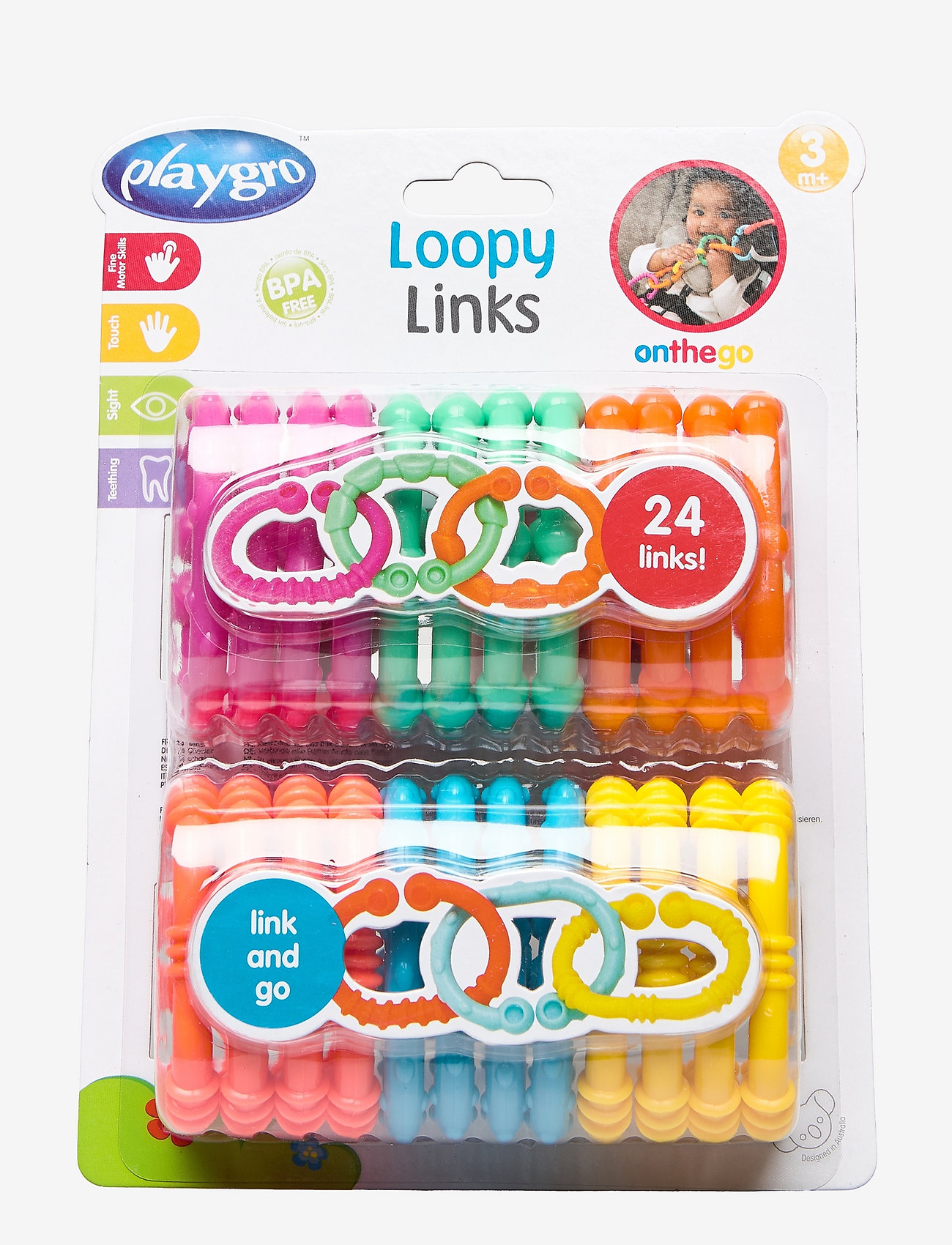 Playgro - Tjugofyra Ringar - leksaker för barnvagnen - multi coloured - 0