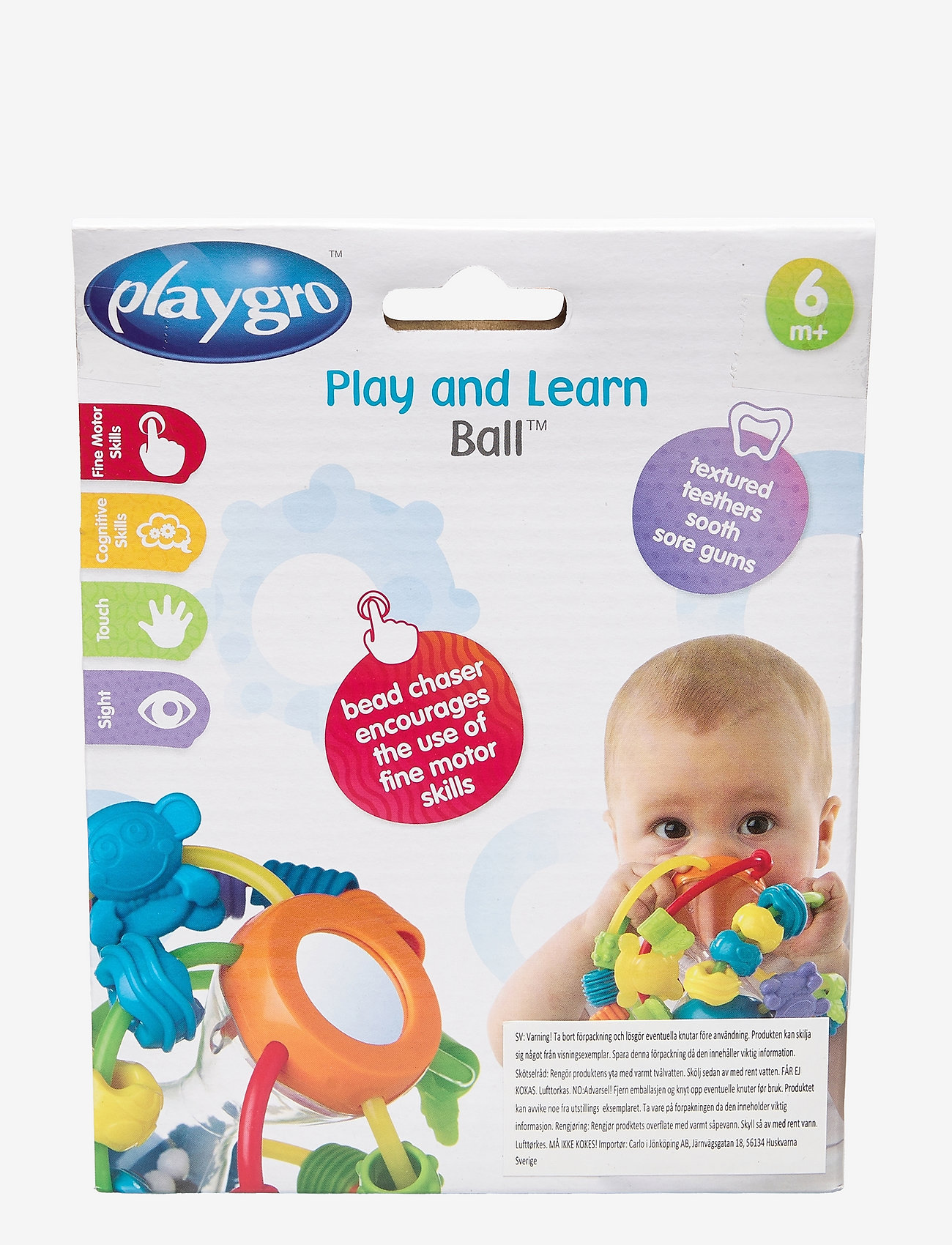 Playgro - Play & Learn Ball - aktivitetsleksaker - multi coloured - 1