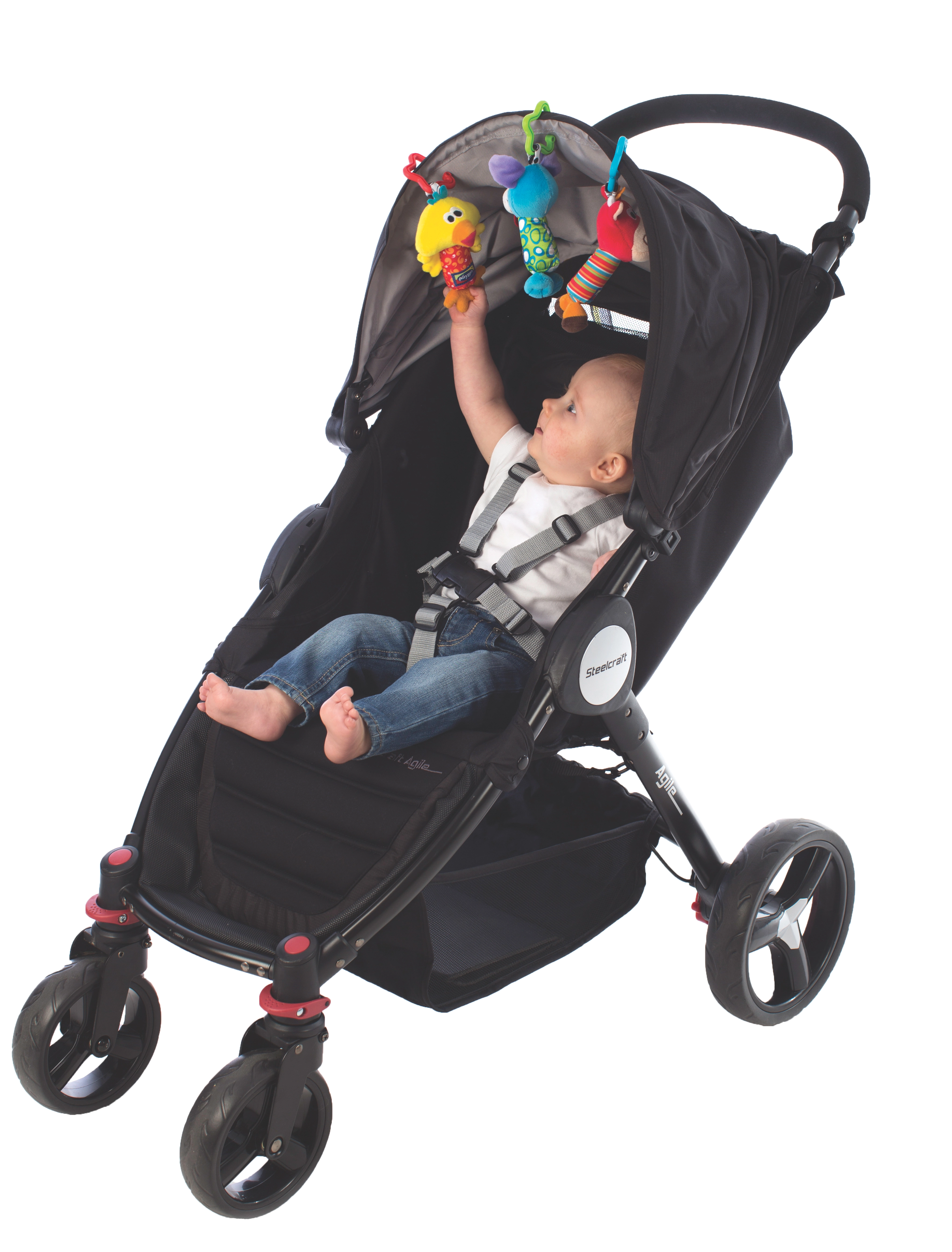 Playgro Tinkle Trio, Børn, Rattles, Multi/mønstret, Str: ONE SIZE