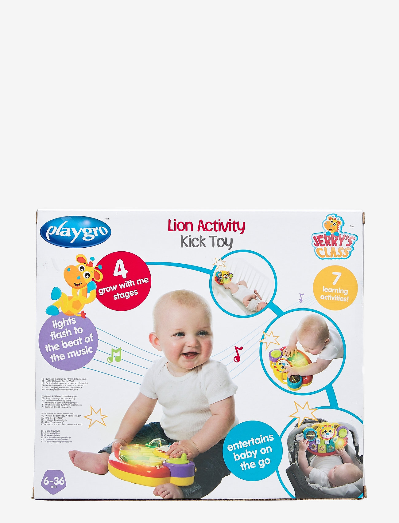 Playgro - Lion Activity Kick Toy Piano - interaktive leker - multi coloured - 1