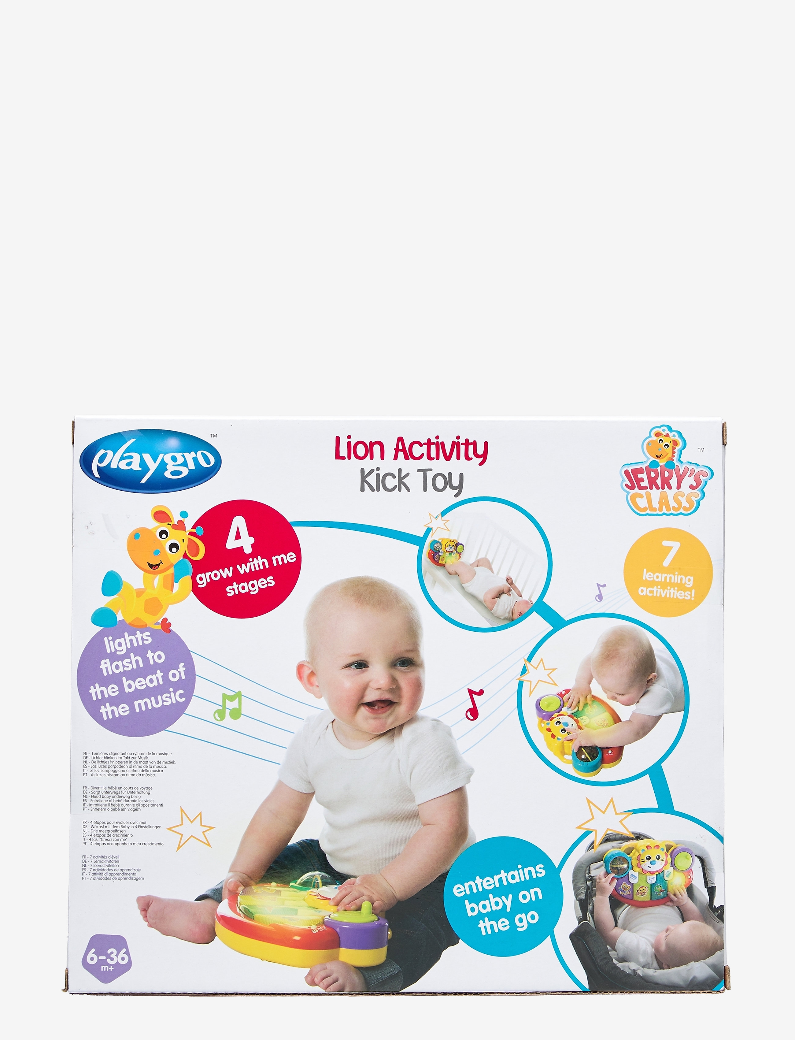 Playgro - Lion Activity Kick Toy Piano - interaktive leker - multi coloured - 1