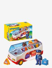 PLAYMOBIL 1.2.3 Airport Shuttle Bus - 6773 - MULTICOLORED