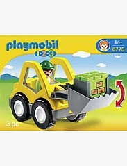 PLAYMOBIL - PLAYMOBIL 1.2.3 Gravemaskine med arbejdsmand - 6775 - playmobil 1.2.3 - multicolored - 7