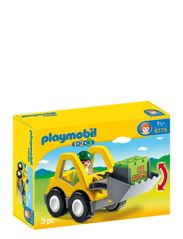 PLAYMOBIL - PLAYMOBIL 1.2.3 Excavator - 6775 - playmobil 1.2.3 - multicolored - 5
