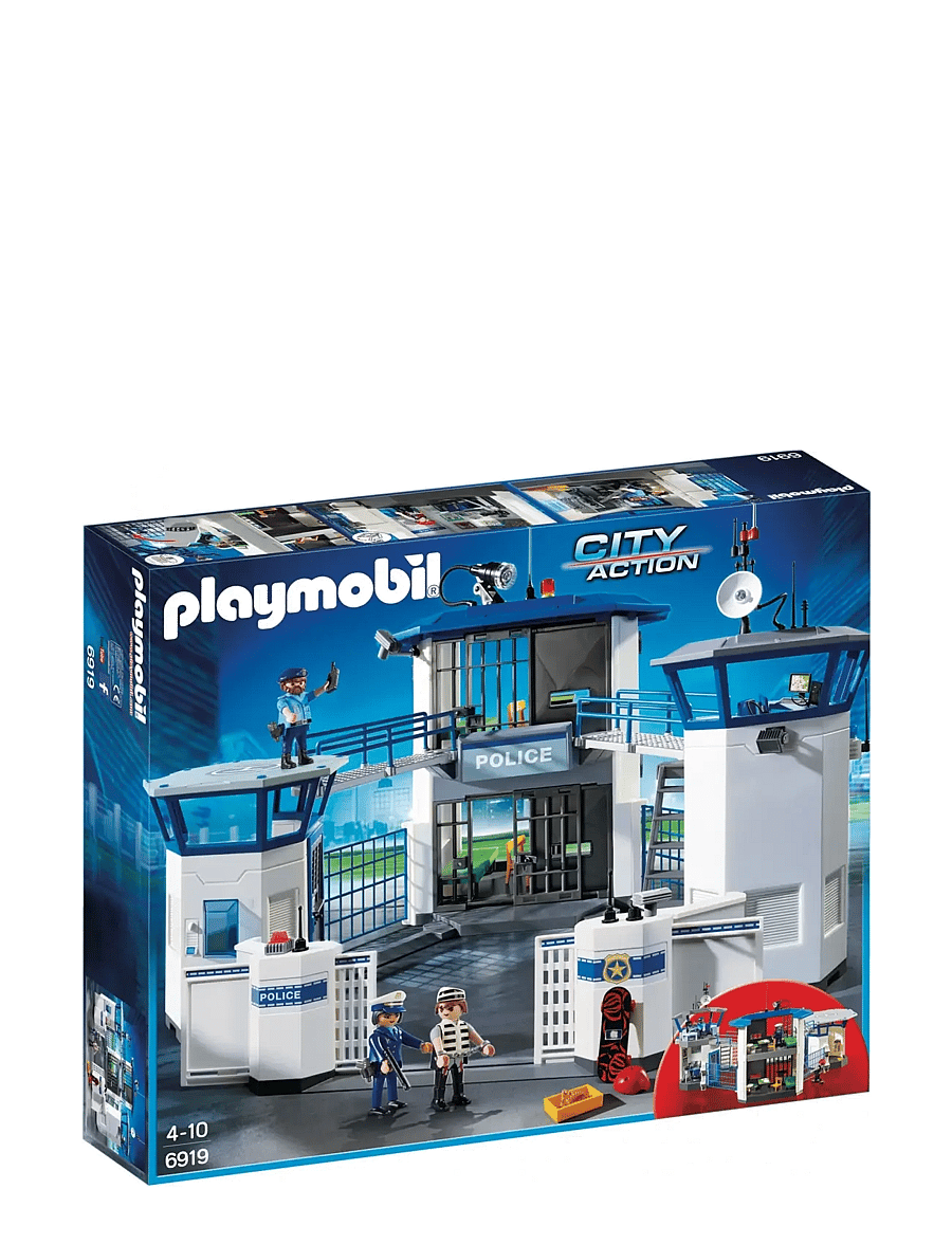 PLAYMOBIL - PLAYMOBIL City Action Police Headquarters with Prison - 6919 - multicolored - 1