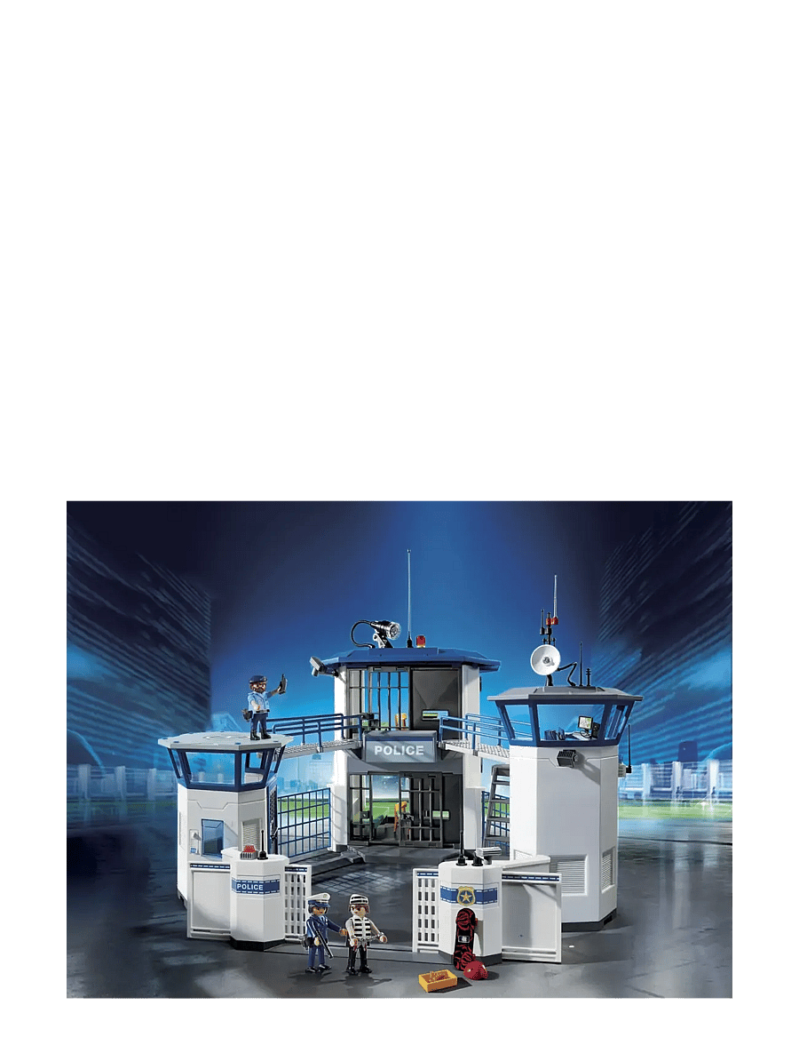 PLAYMOBIL - PLAYMOBIL City Action Police Headquarters with Prison - 6919 - multicolored - 3