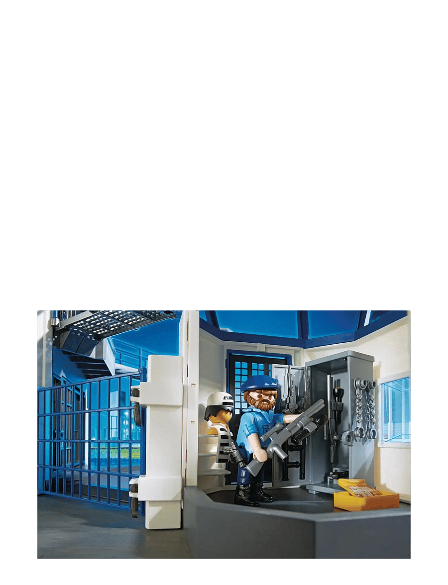 PLAYMOBIL - PLAYMOBIL City Action Police Headquarters with Prison - 6919 - multicolored - 5