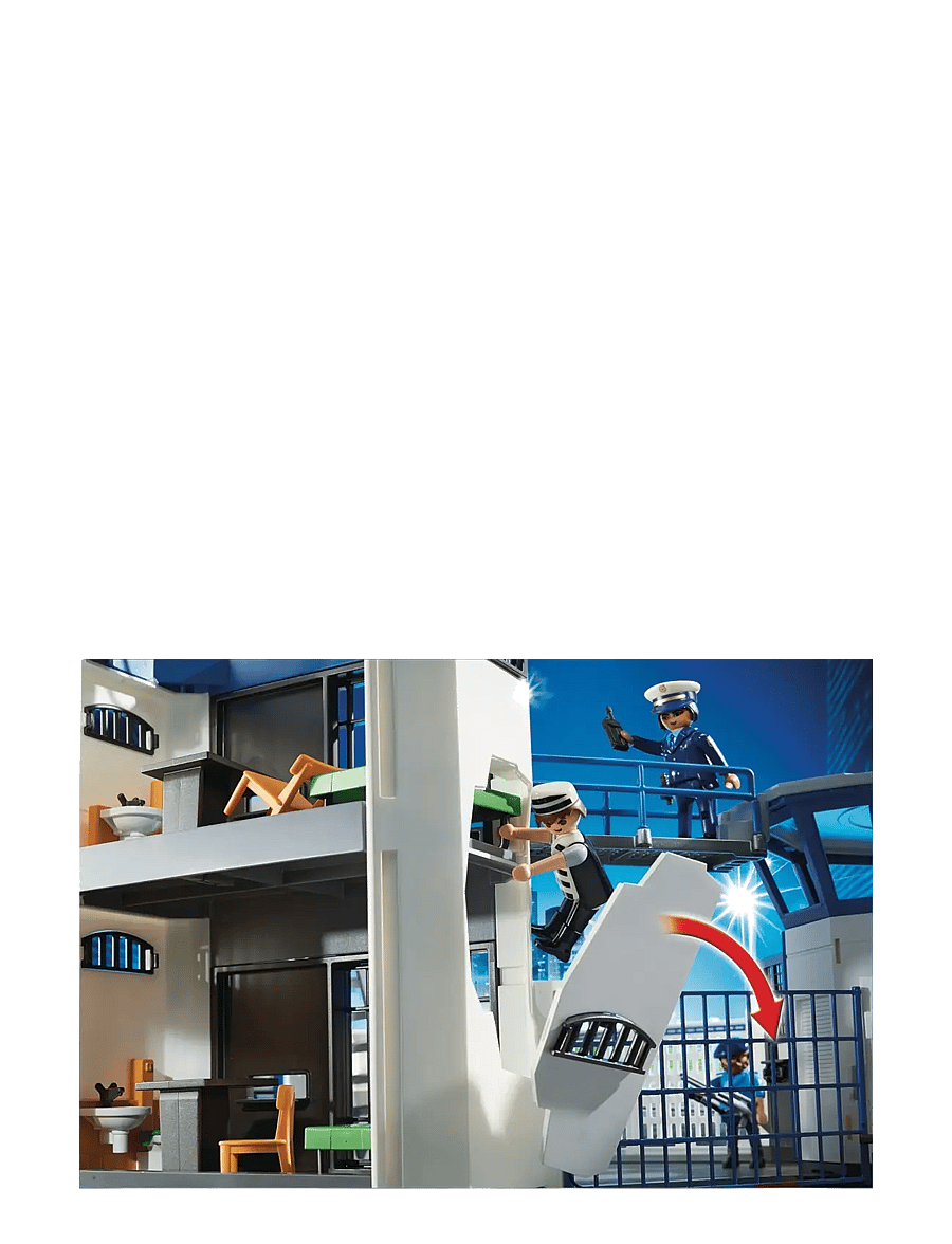 PLAYMOBIL - PLAYMOBIL City Action Police Headquarters with Prison - 6919 - multicolored - 5