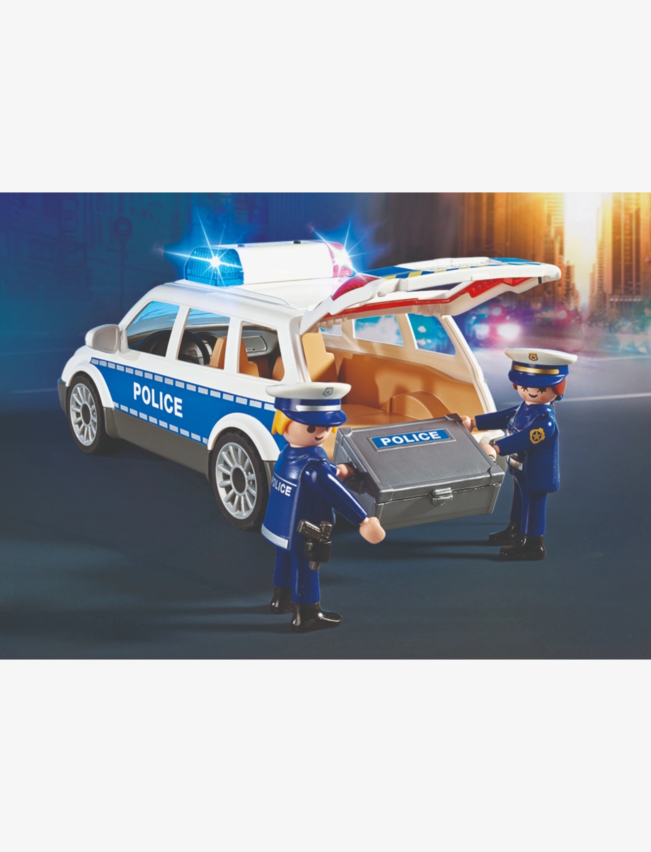 PLAYMOBIL - PLAYMOBIL City Action Squad Car with Lights and Sound - 6920 - multicolored - 3